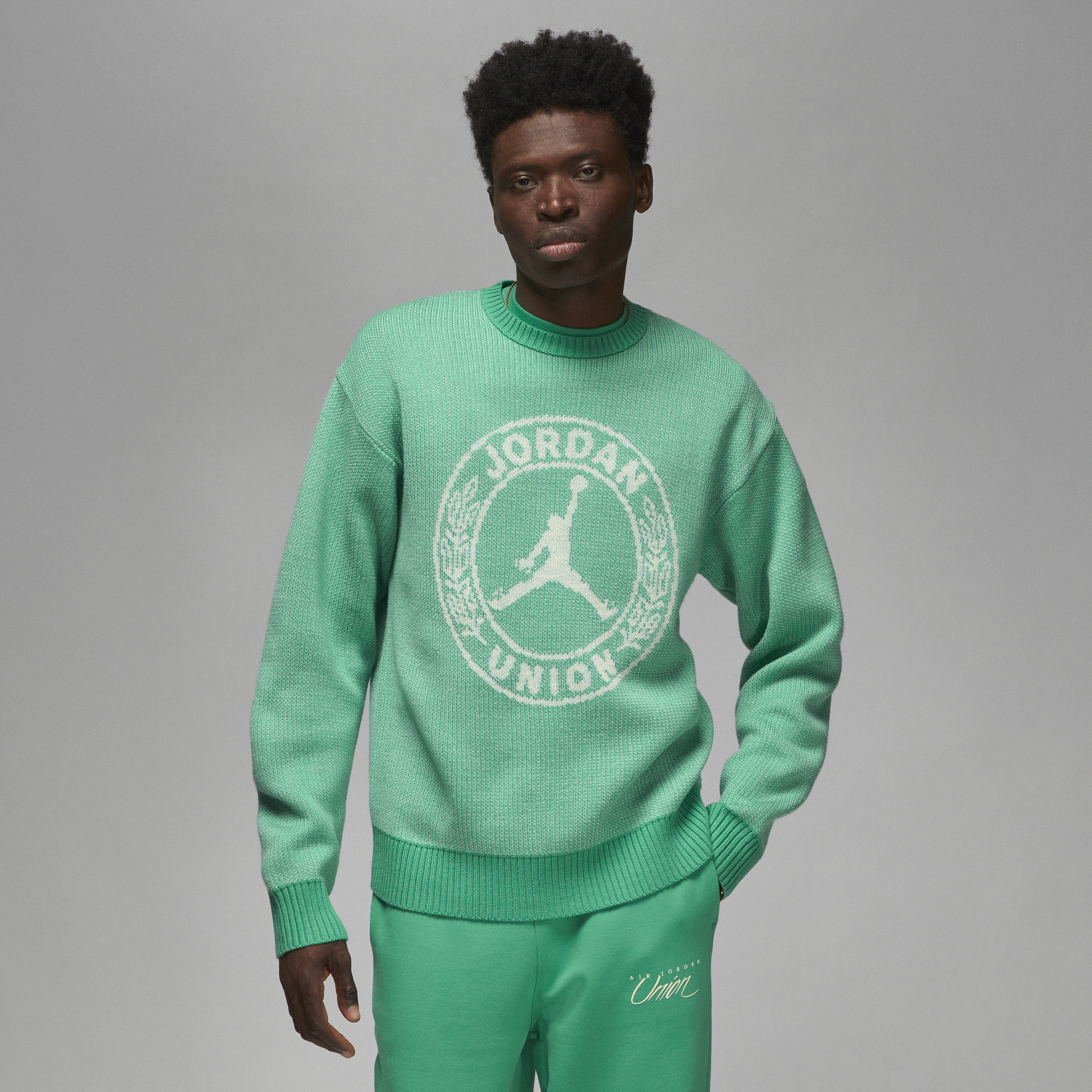 Pull Jordan x Union pour homme - Vert