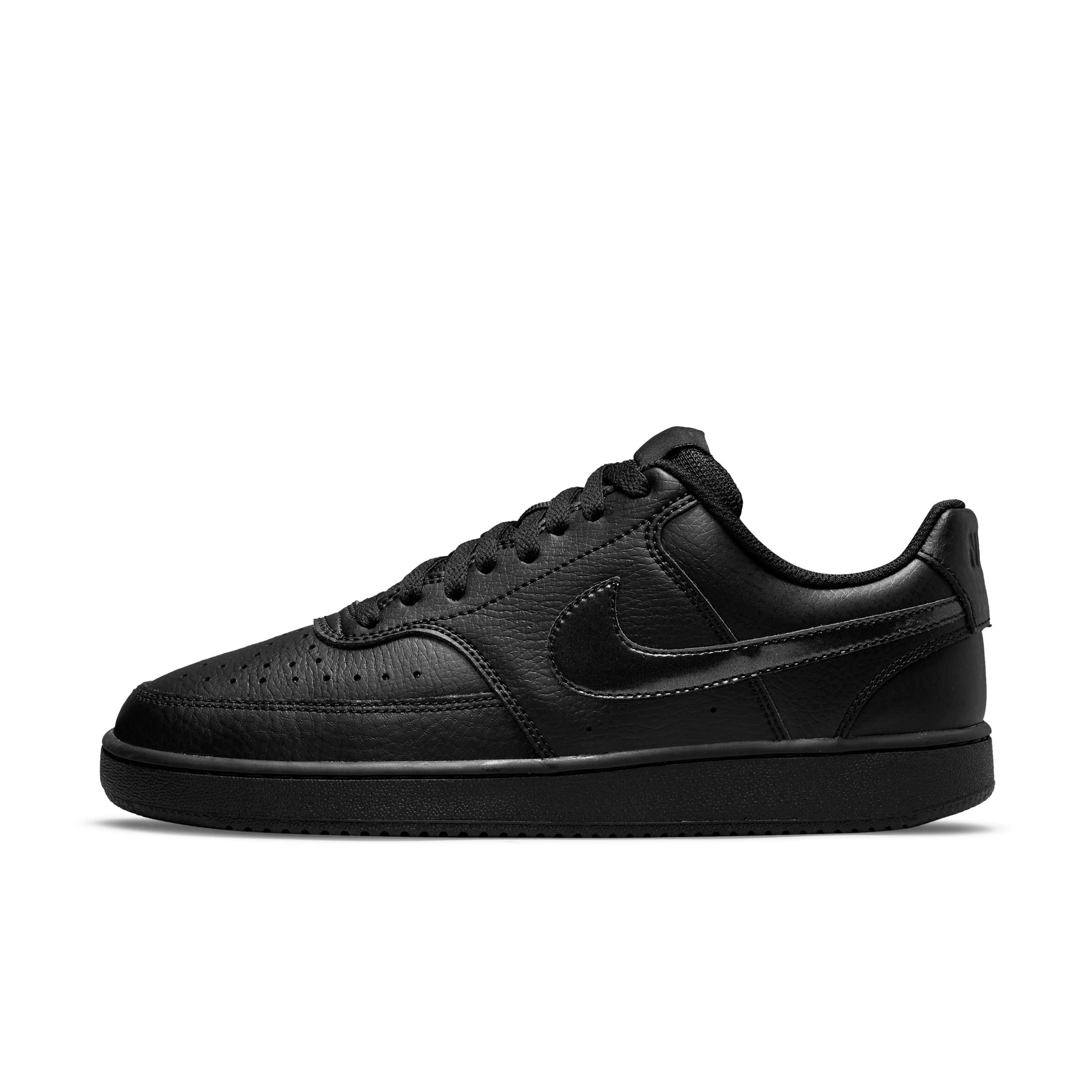Nike Court Vision Low damessneaker zwart