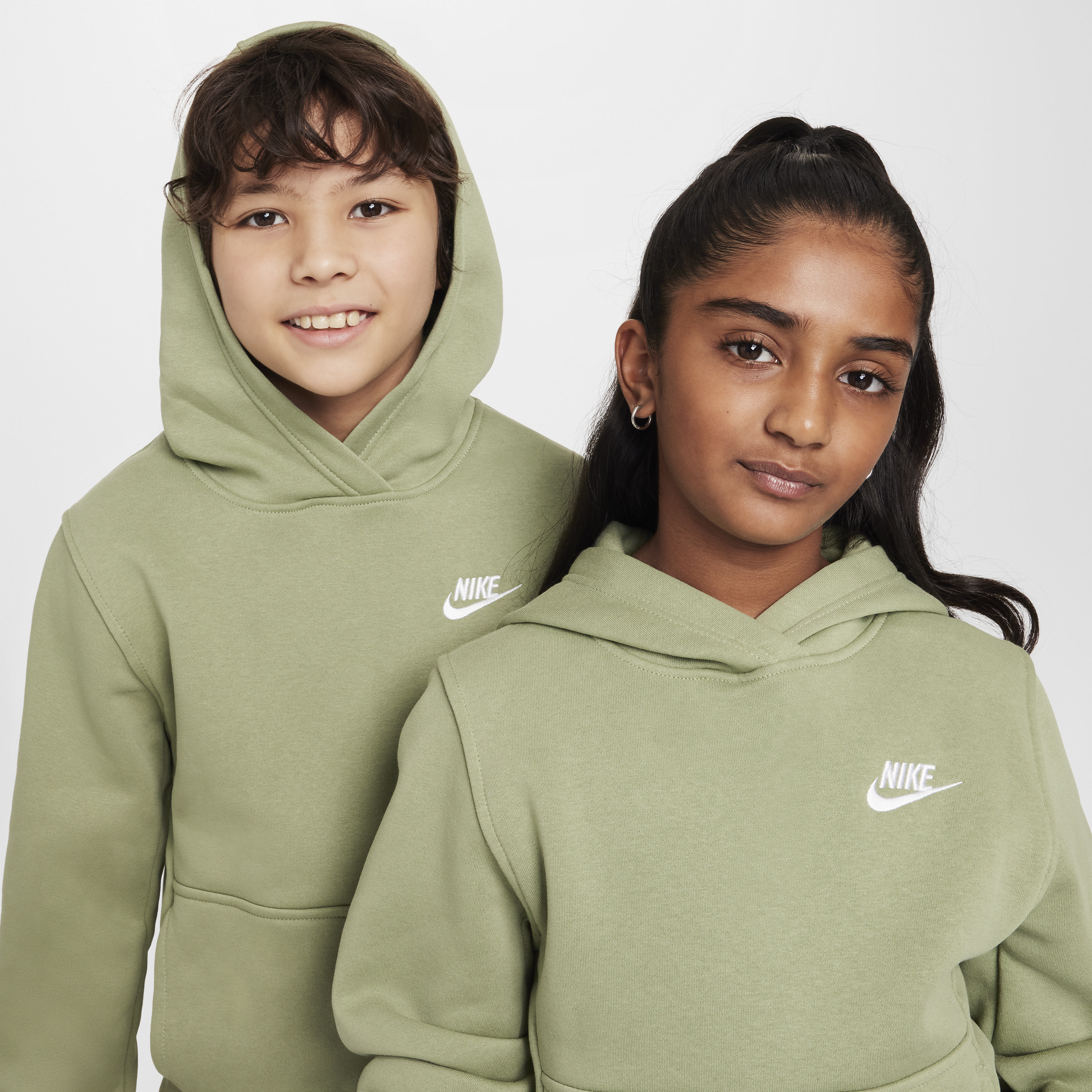 Sweat à capuche Nike Sportswear Club Fleece pour ado - Vert