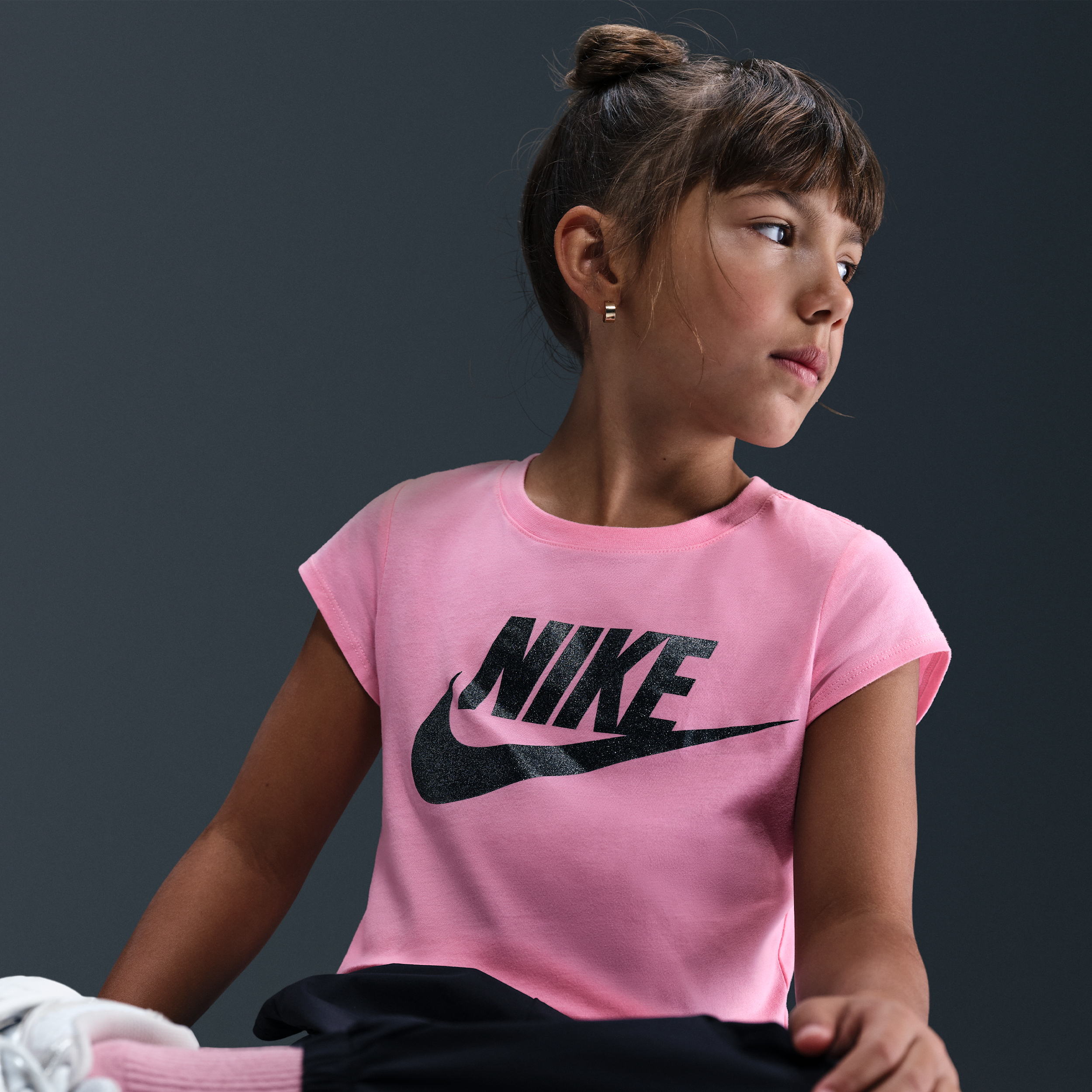Thumbnail - Nike Futura T-Shirt (jüngere Kinder) - Pink