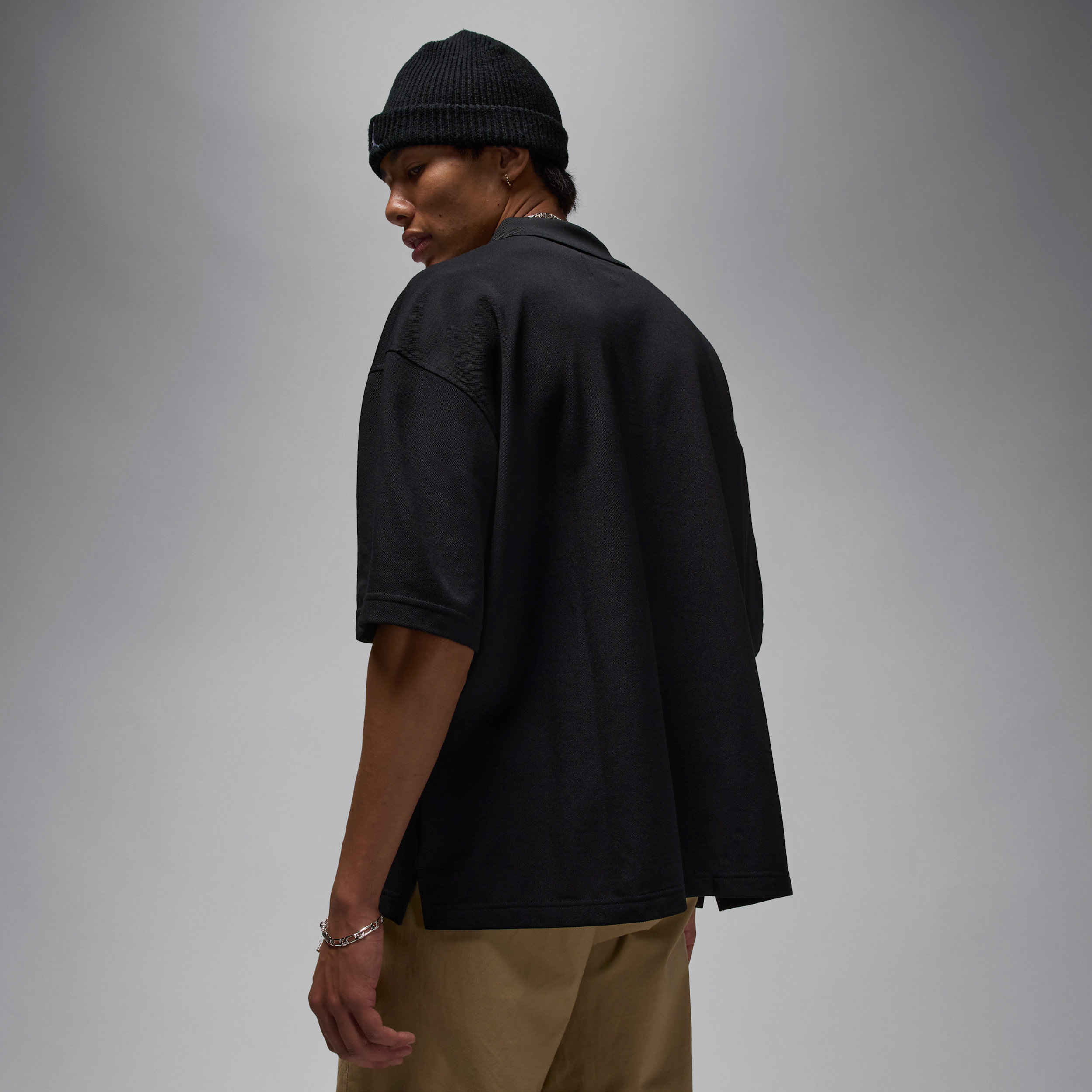 Thumbnail - Jordan Brooklyn Poloshirt (Herren) - Schwarz