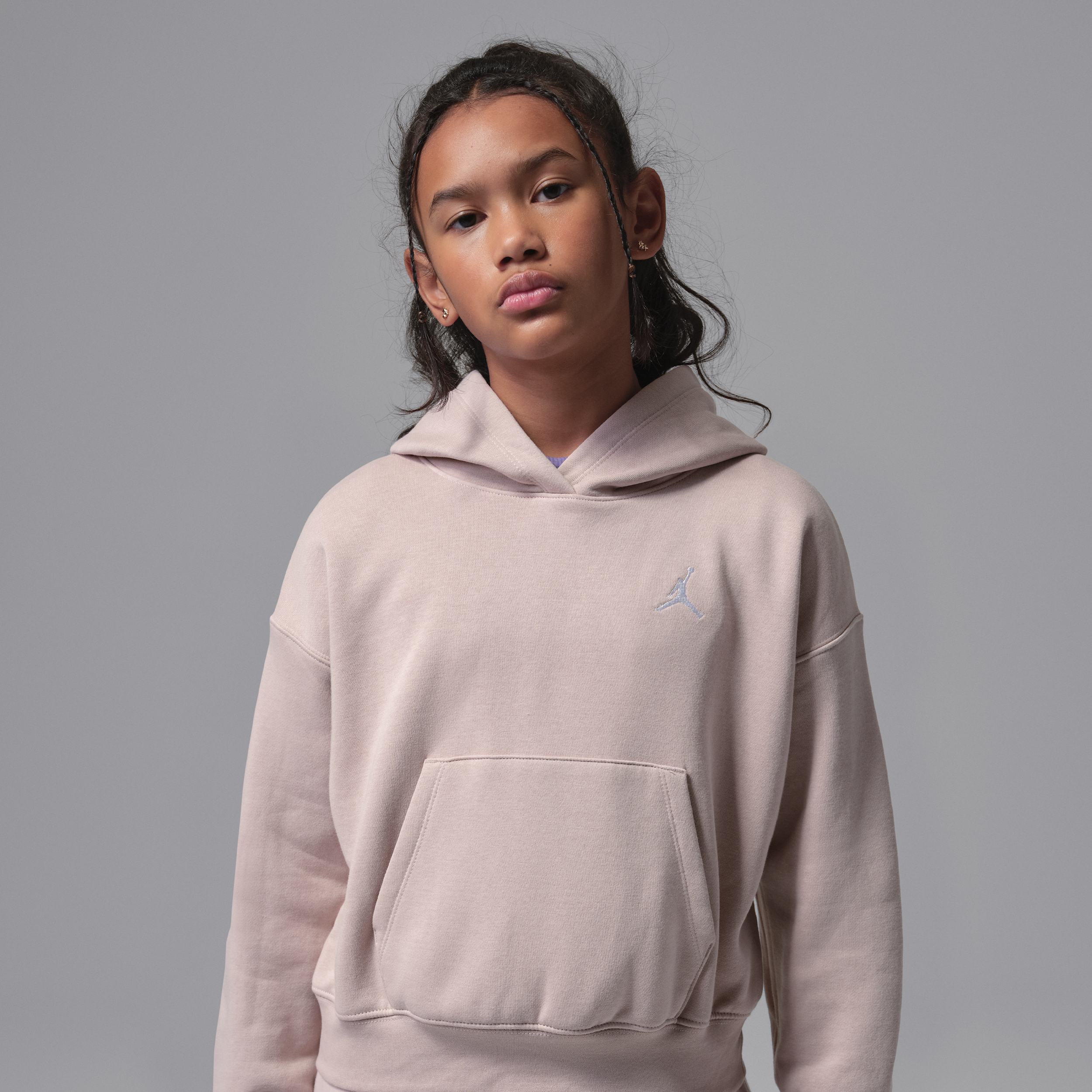 Felpa pullover con cappuccio Jordan Brooklyn Fleece – Ragazzo/a - Rosa