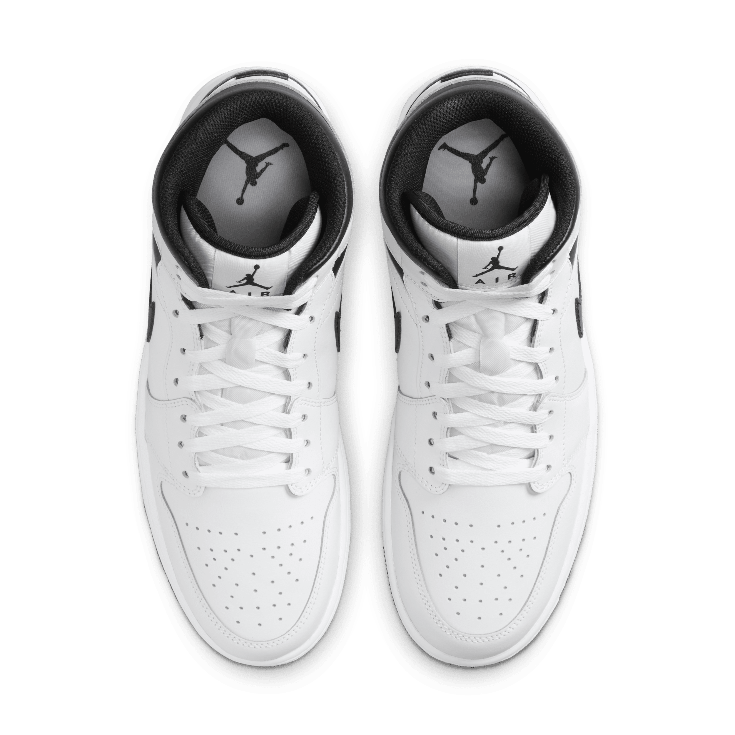 Chaussure Air Jordan 1 Mid pour Homme - Blanc