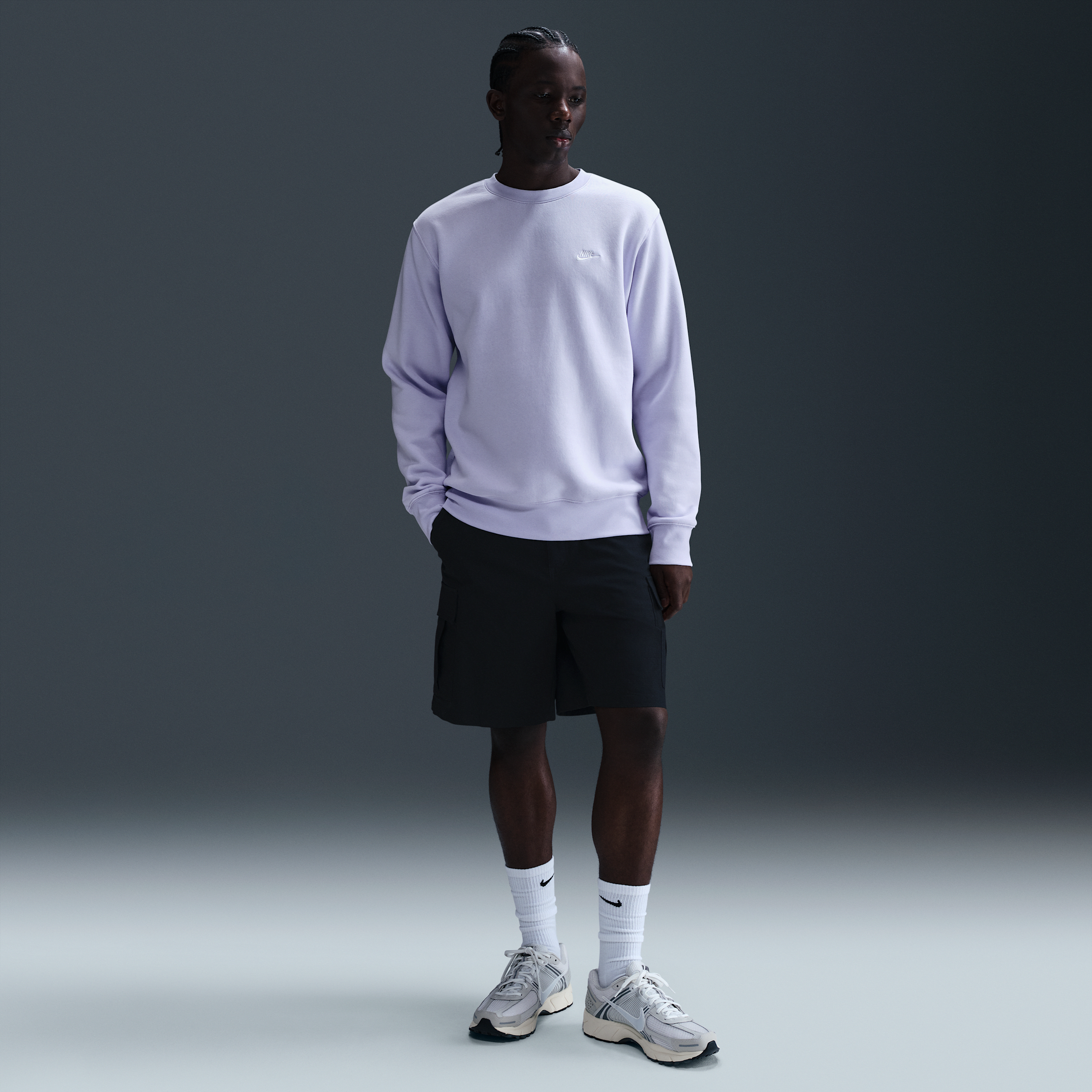 Haut en Fleece Nike Club pour homme - Pourpre