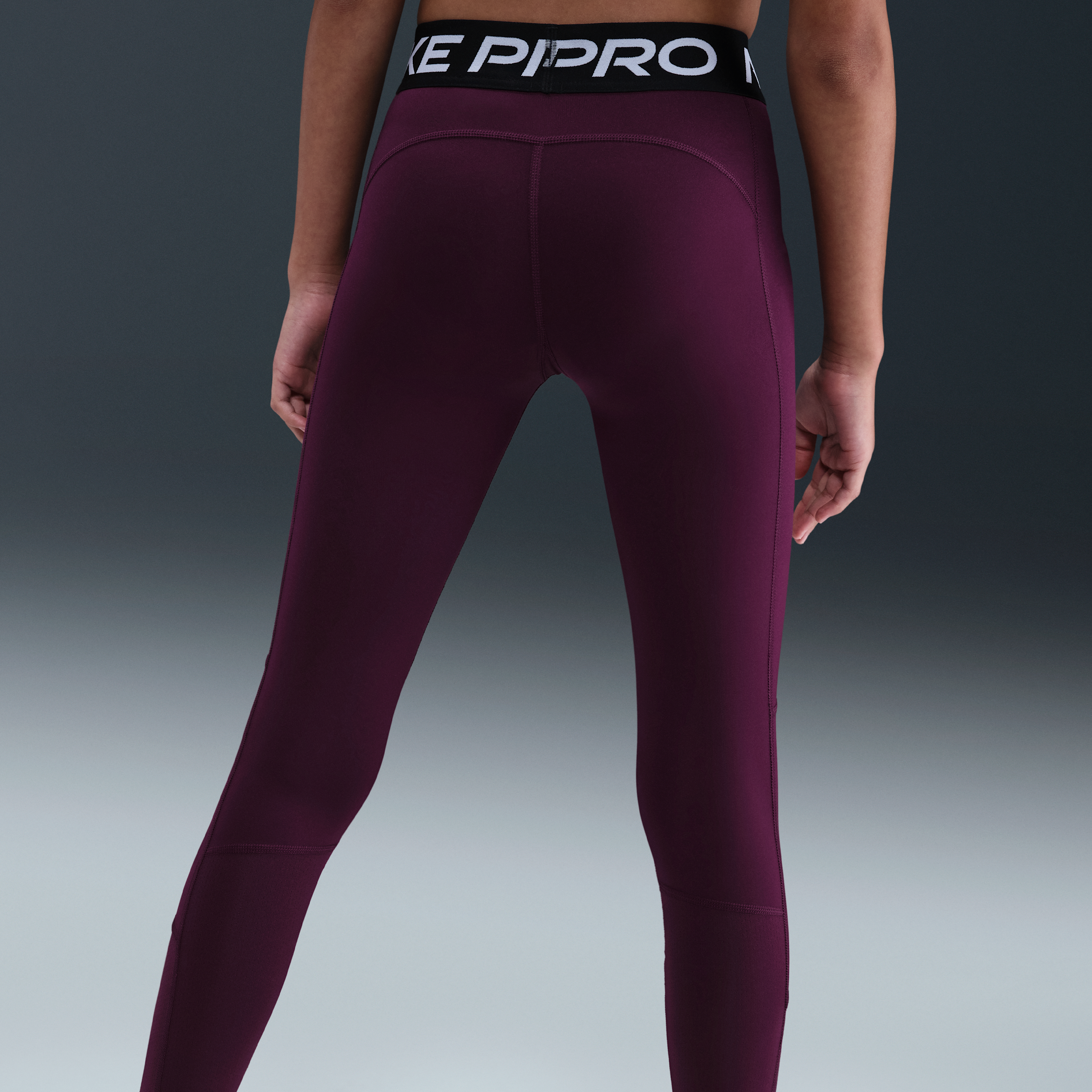 Thumbnail - Nike Pro Dri-FIT Leggings für ältere Kinder (Mädchen) - Rot