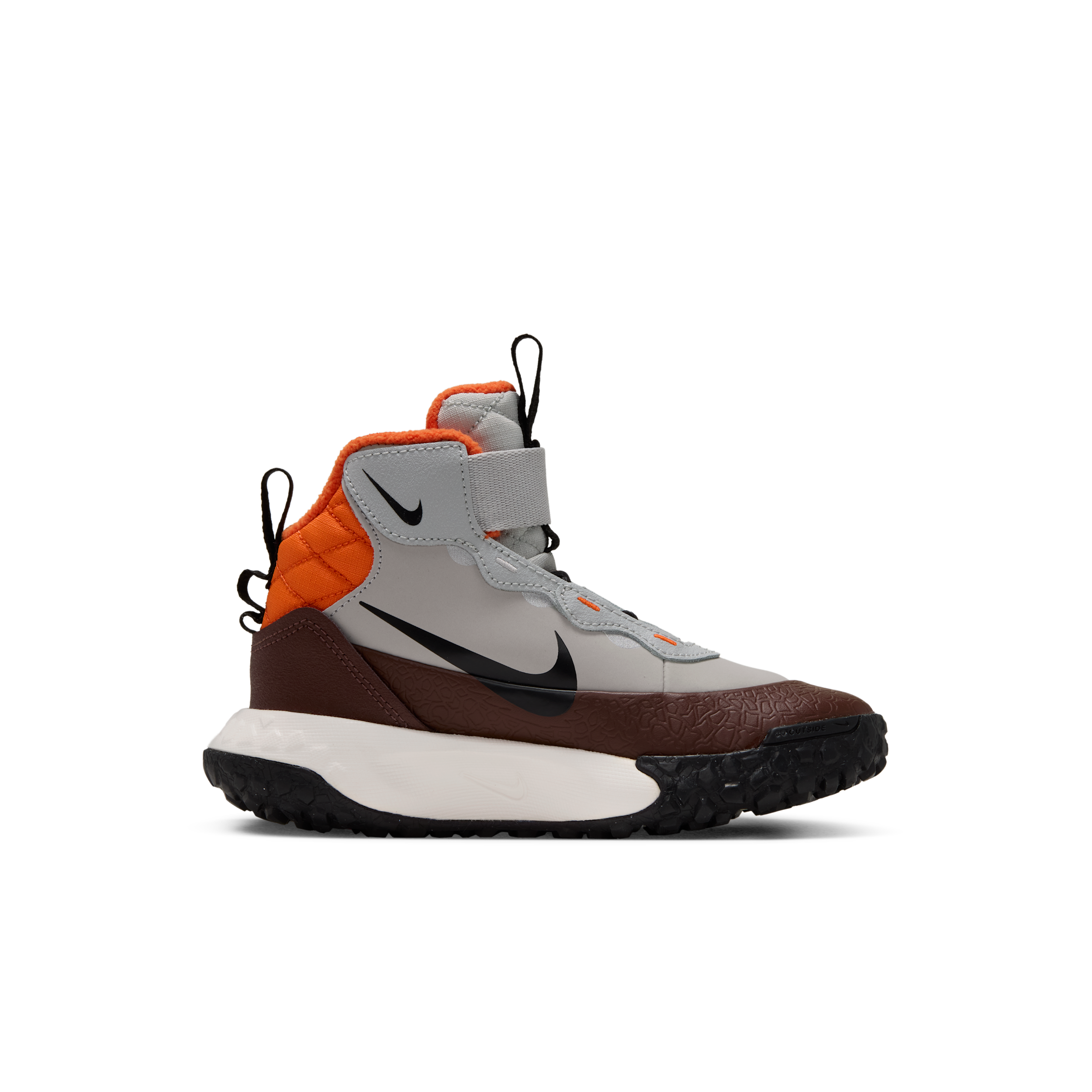 Nike Terrascout PS 'Grey Fog Safety Orange' | Kid's Size 3 - IH7681-004