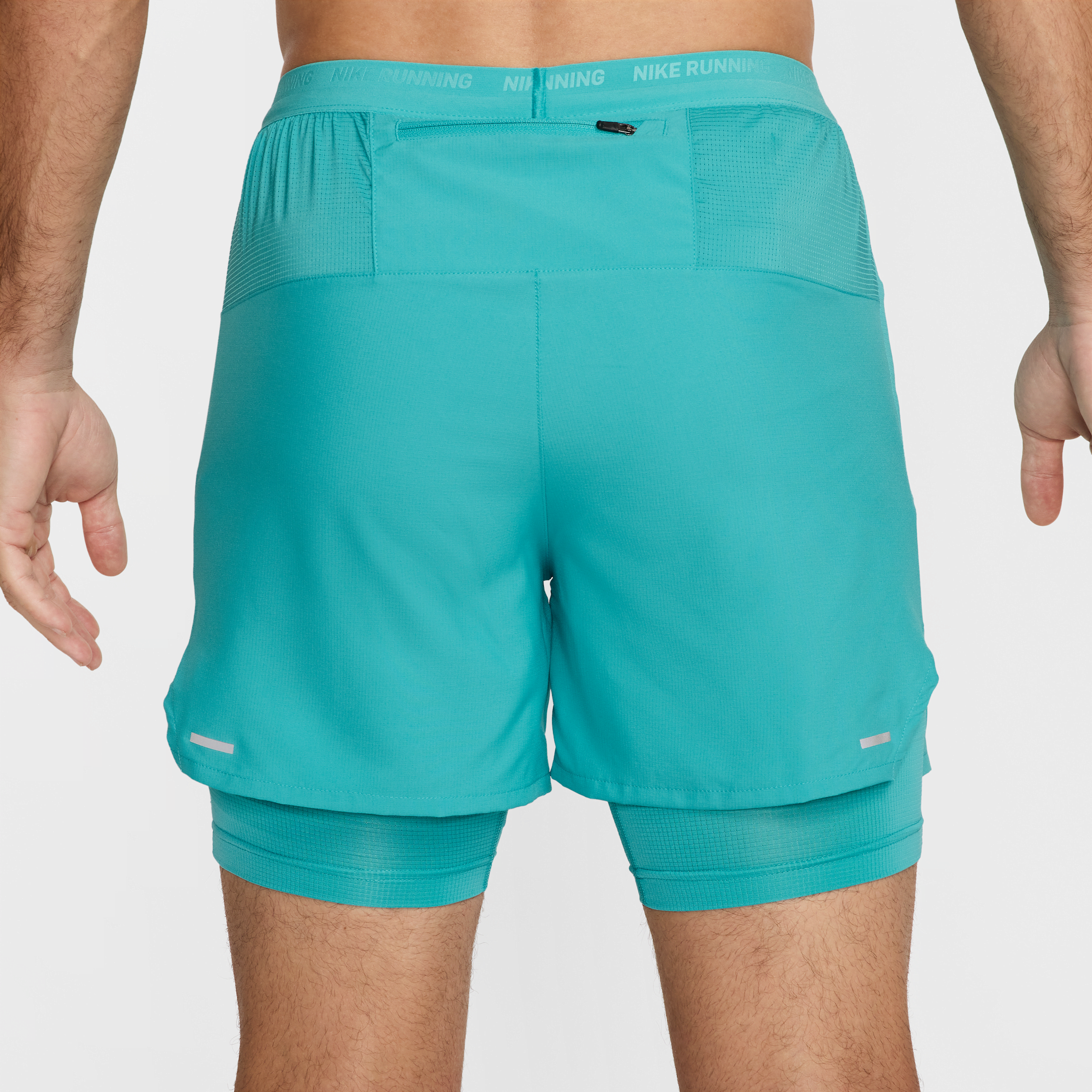 Short de running hybride Dri-FIT Nike Stride 13 cm pour homme - Vert
