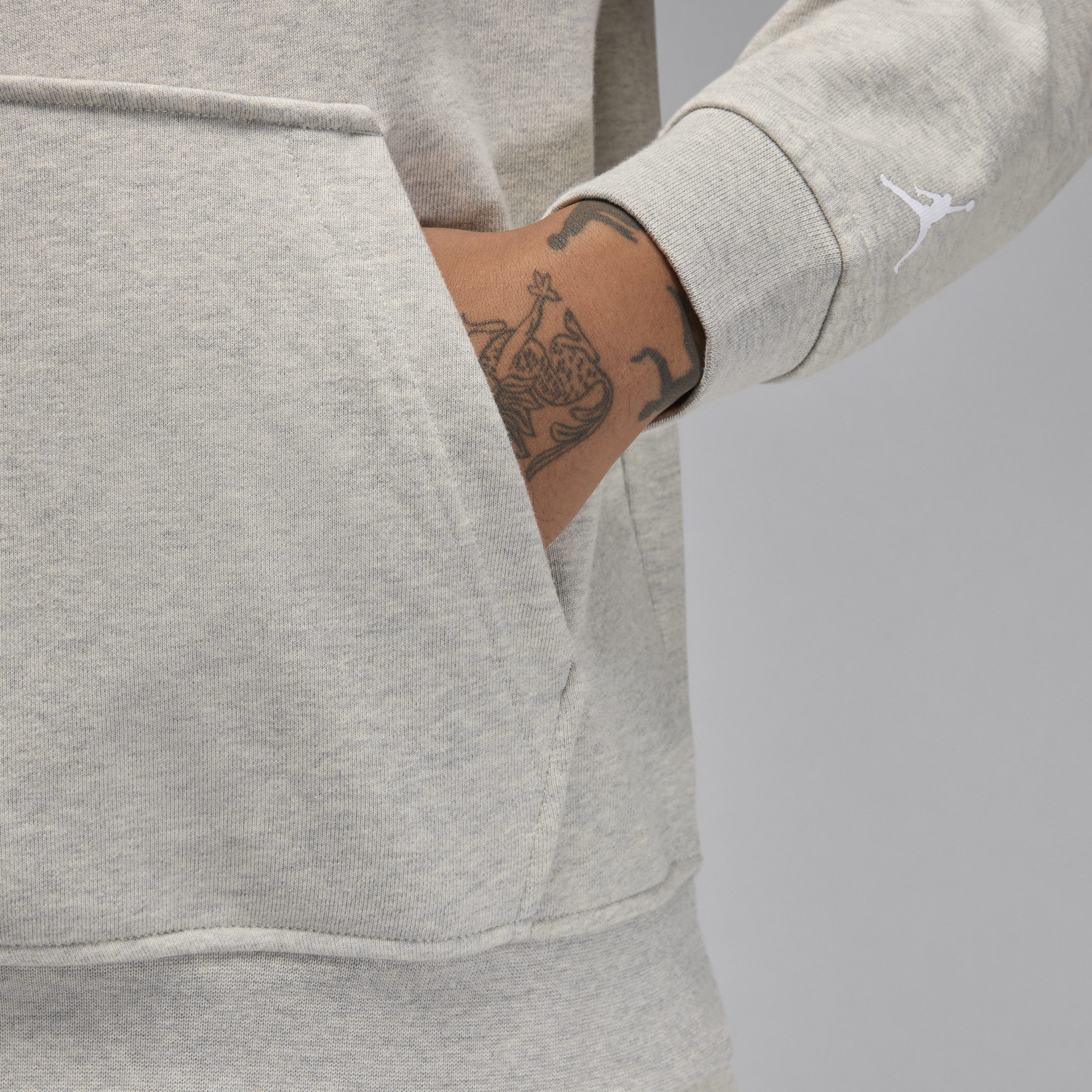 Sweat à capuche Dri-FIT Jordan Sport Crossover pour homme - Gris