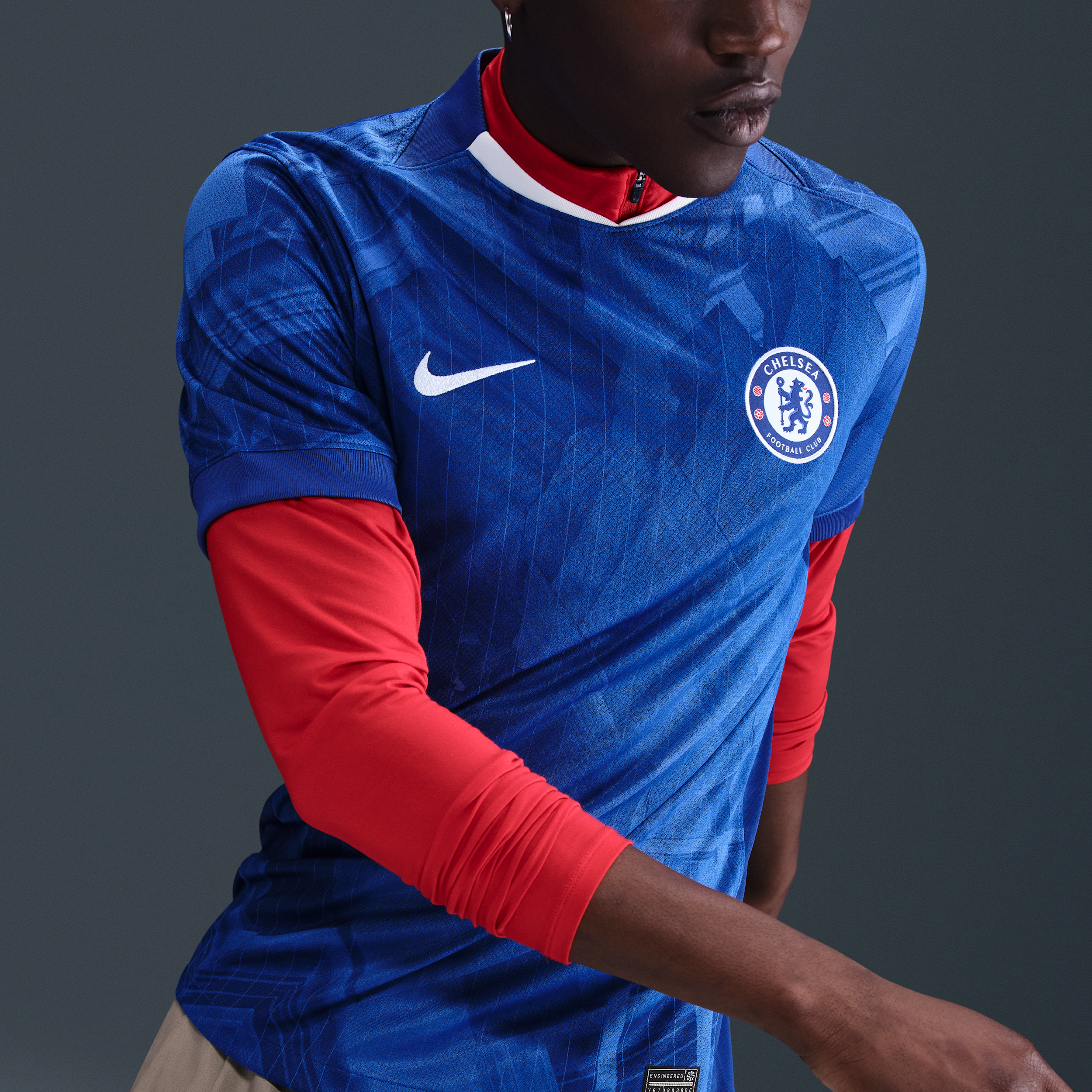 Thumbnail - FC Chelsea 2025/26 Stadium Home Nike Dri-FIT Replika-Fußballtrikot (Herren) - Blau