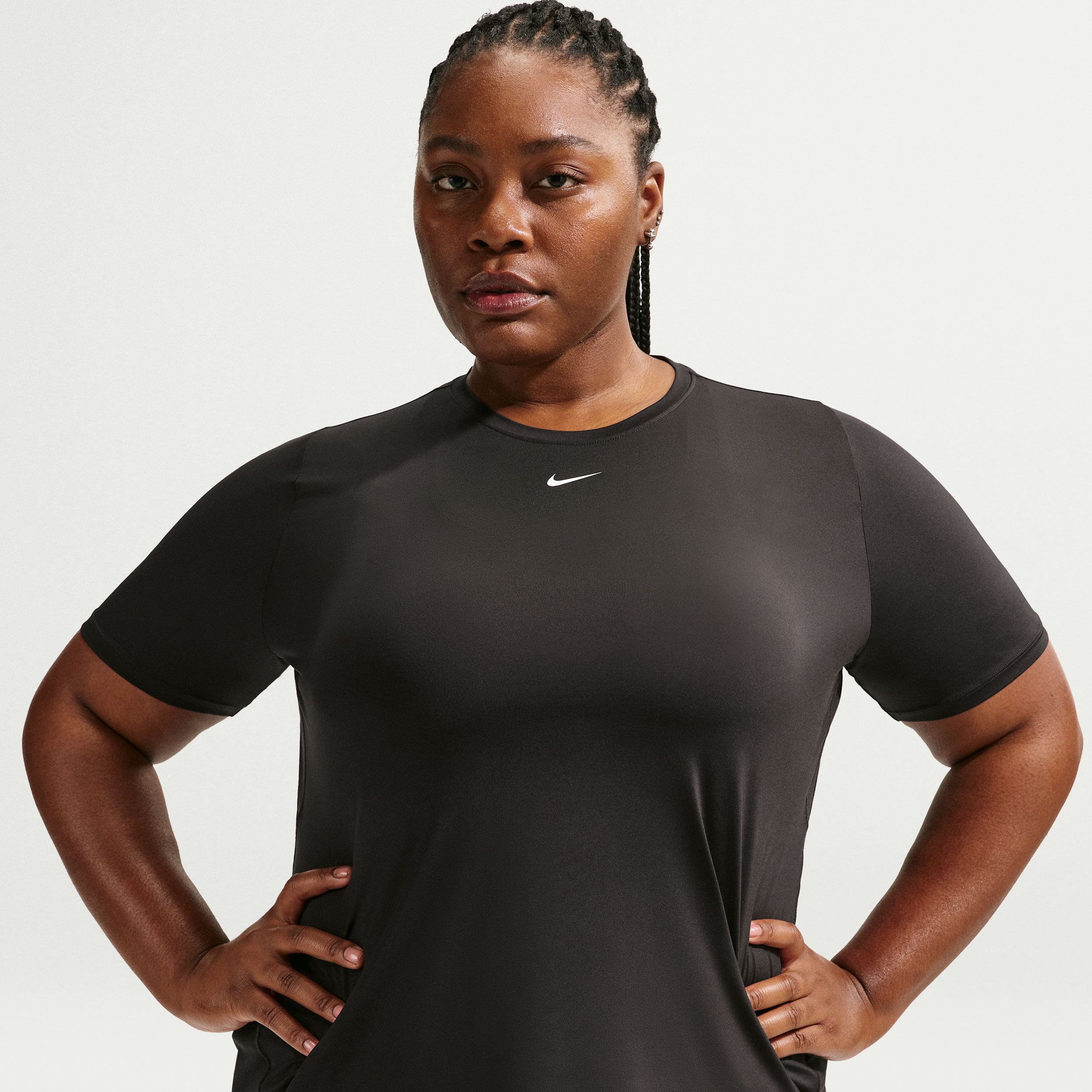 Top a manica corta Dri-FIT Nike One Classic – Donna - Nero