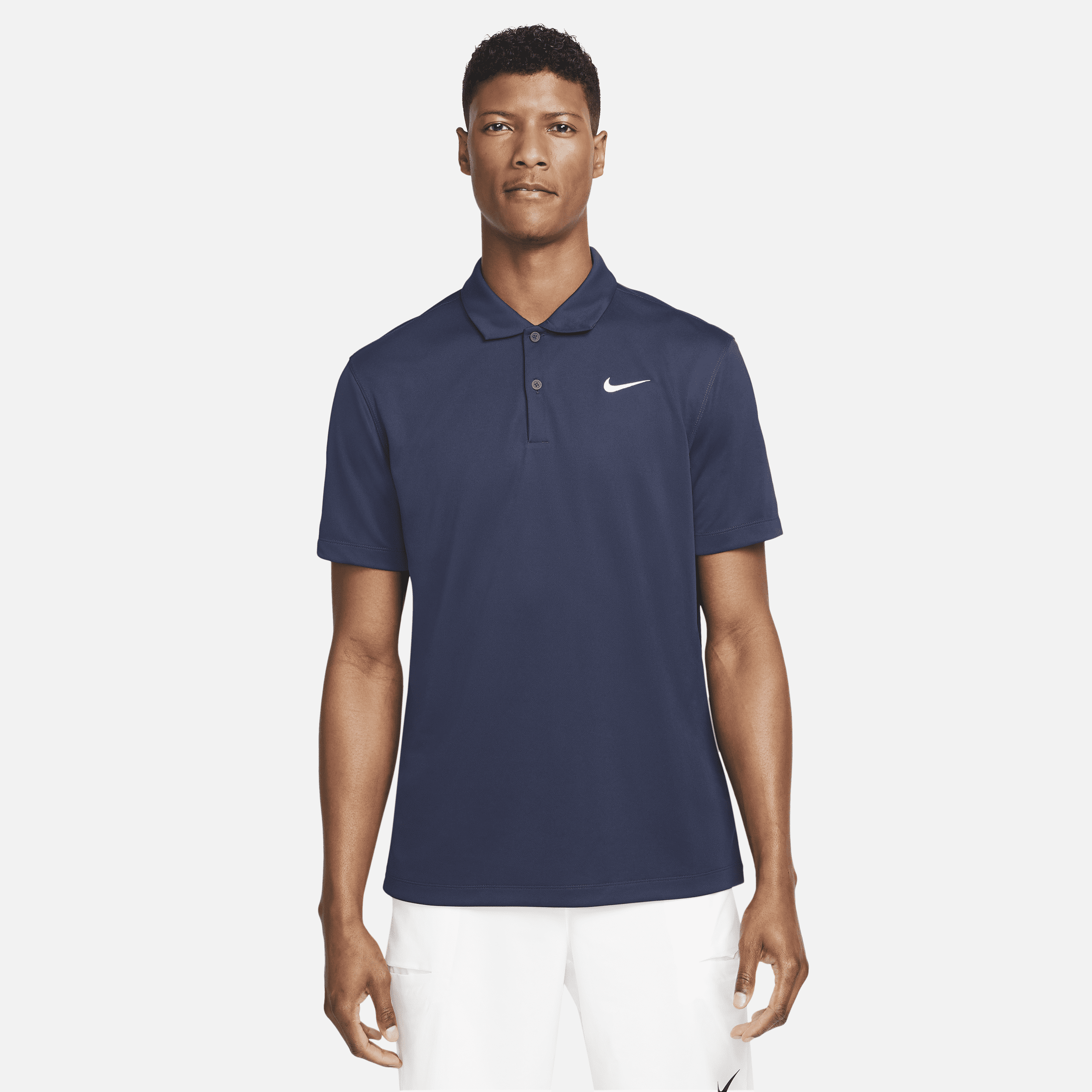 Ανδρική μπλούζα πόλο για τένις NikeCourt Dri-FIT - Μπλε
