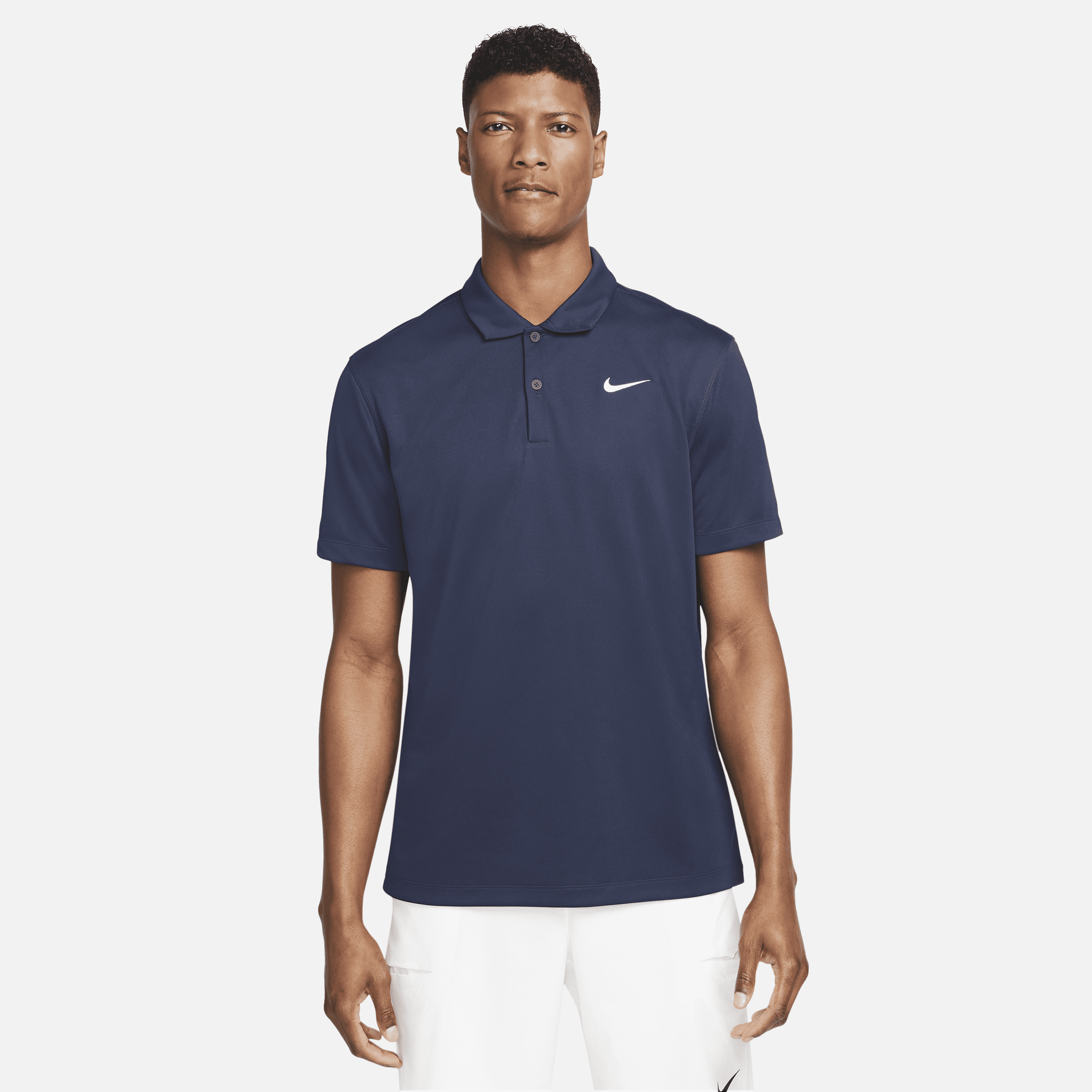 Polo de tennis NikeCourt Dri-FIT pour Homme - Bleu