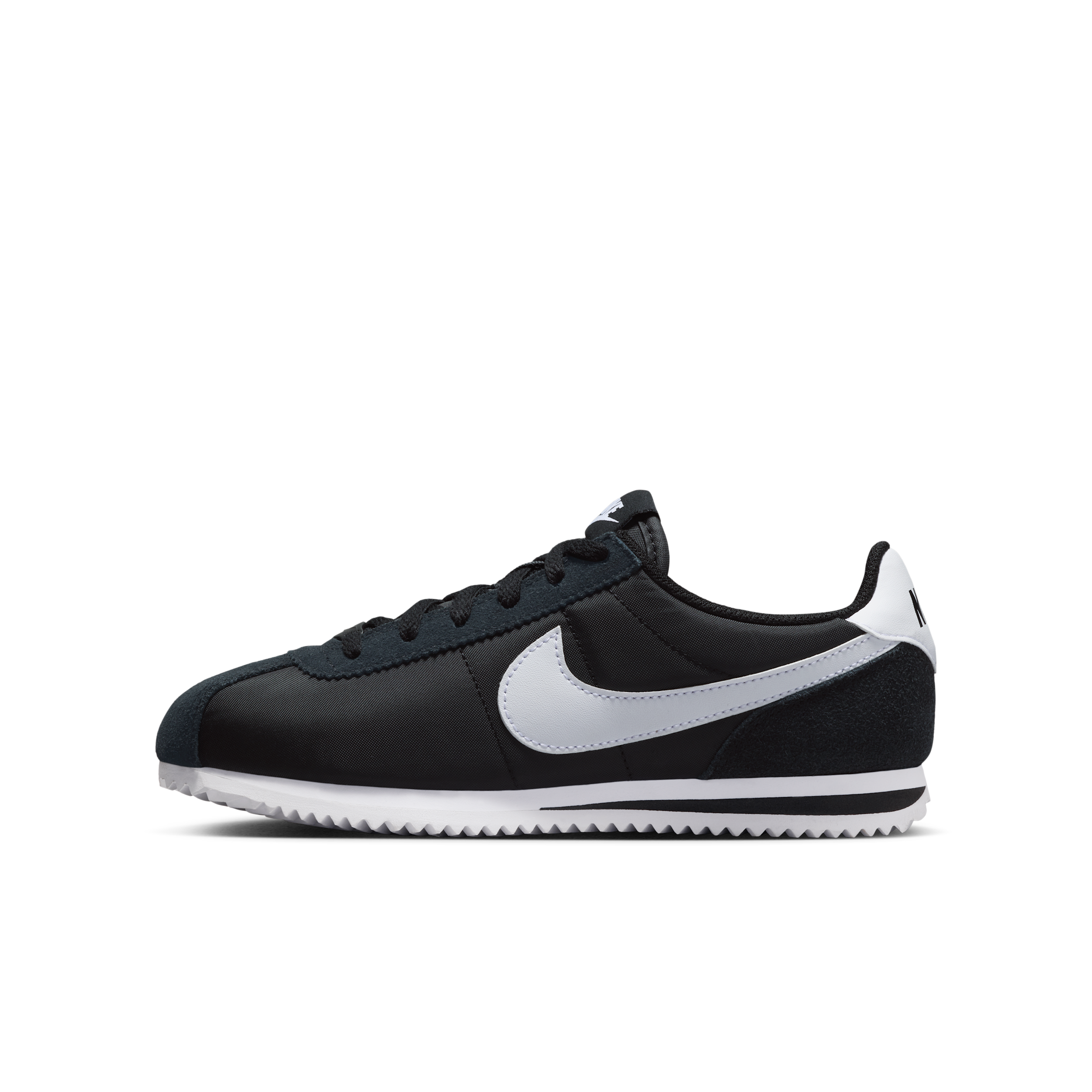 Nike Cortez Textile Older Kids Shoes - Black