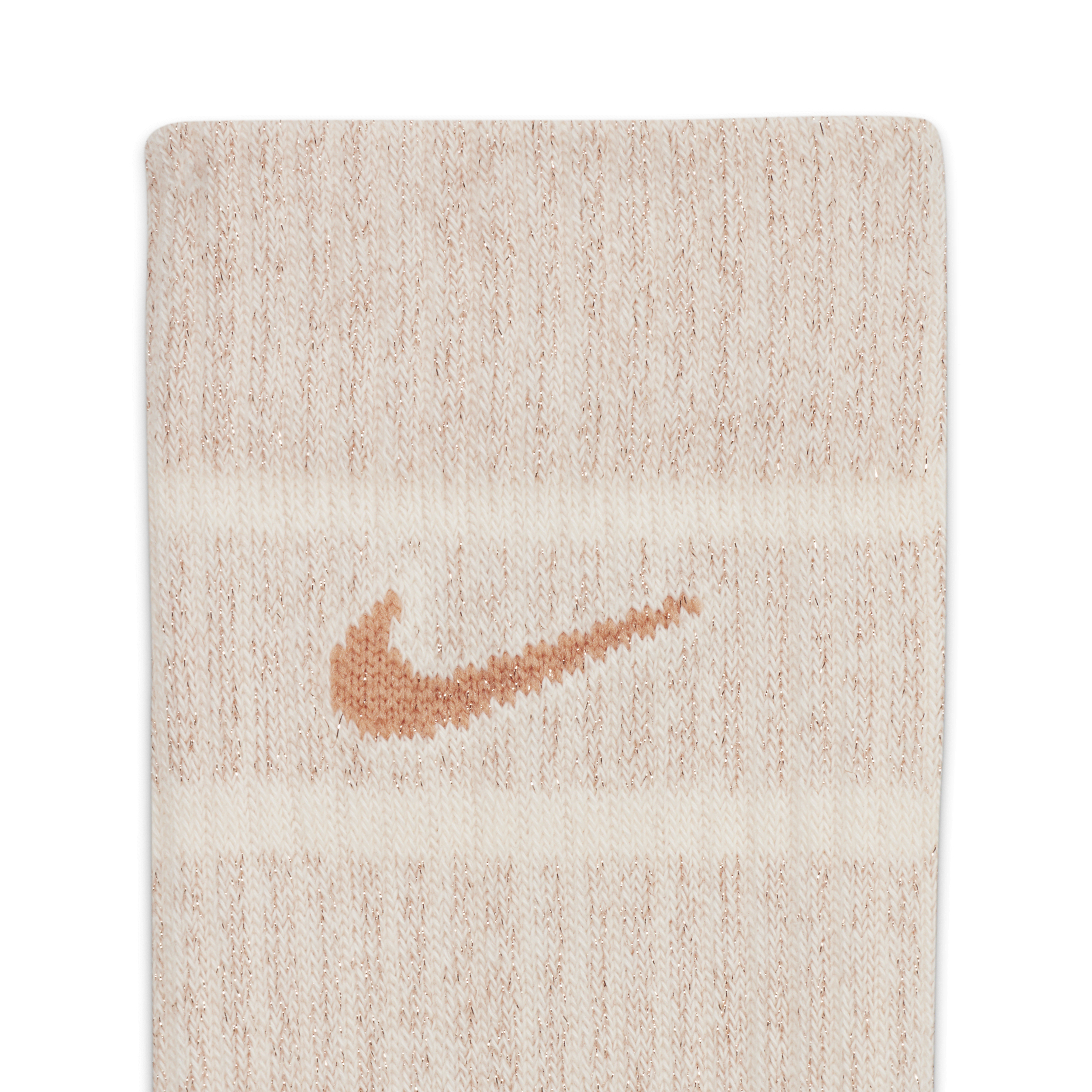 Nike Everyday Essential Metallic crew sokken (1 paar) Bruin