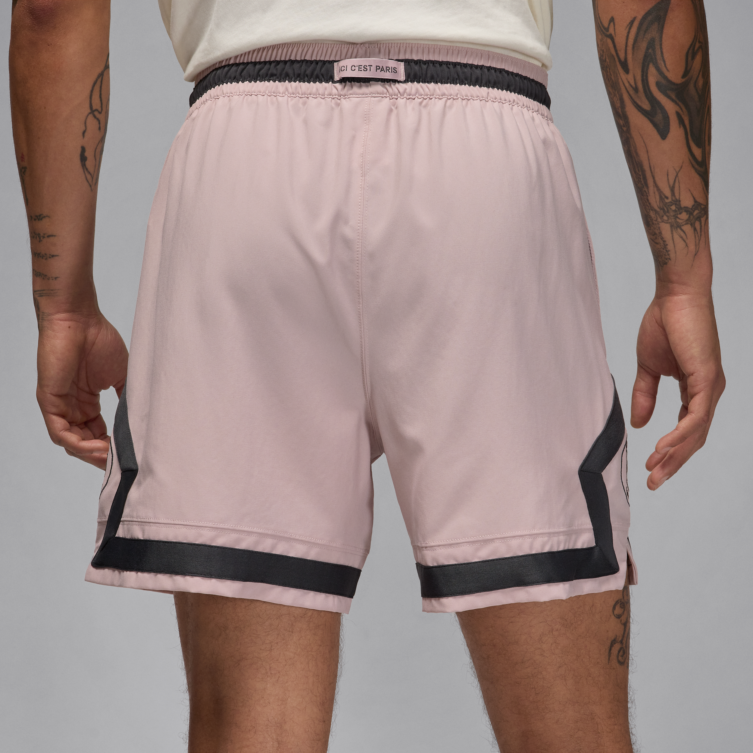Thumbnail - Paris Saint-Germain Herrenshorts mit diamantförmigen Akzenten - Pink