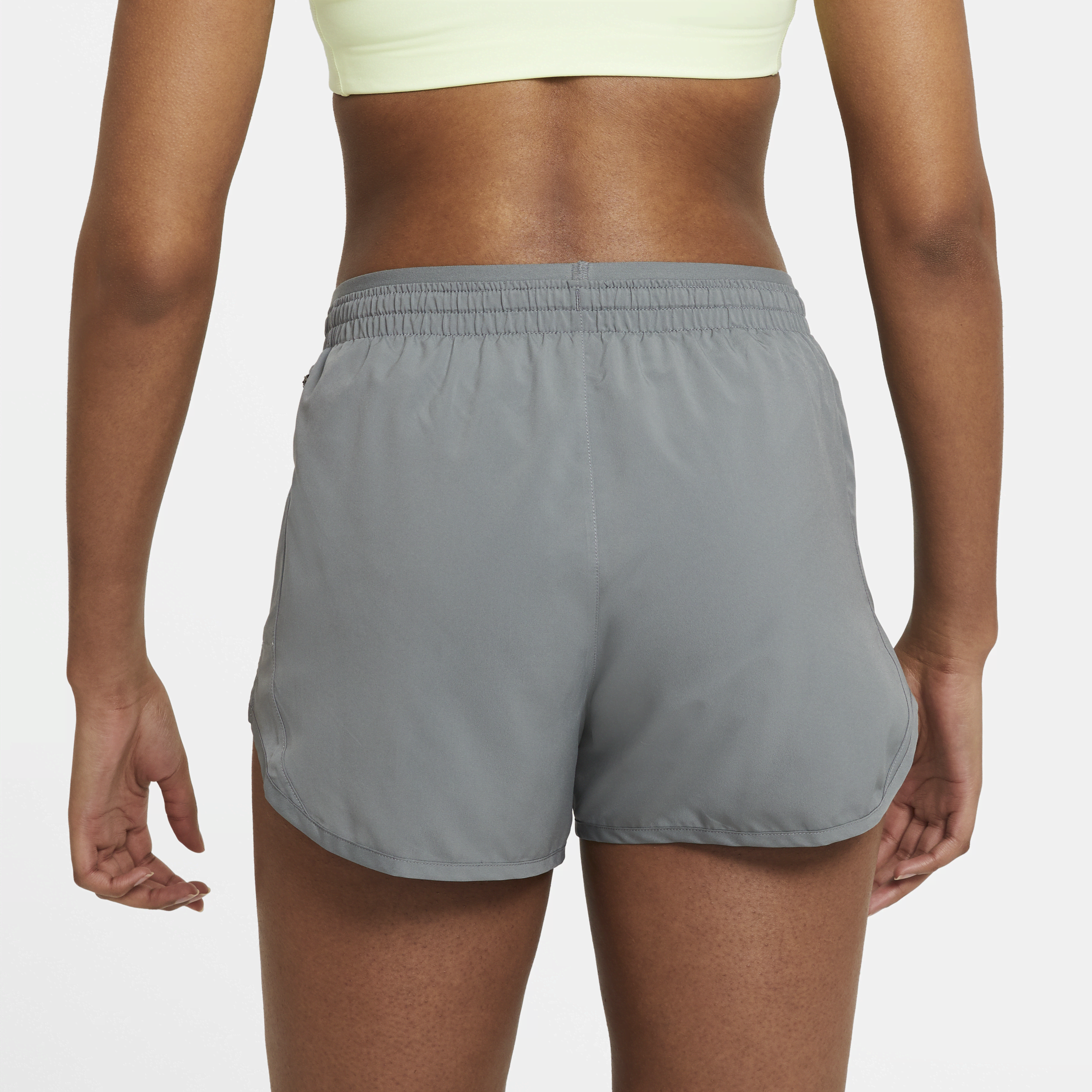 Short de running 8 cm Nike Tempo Luxe pour Femme - Gris