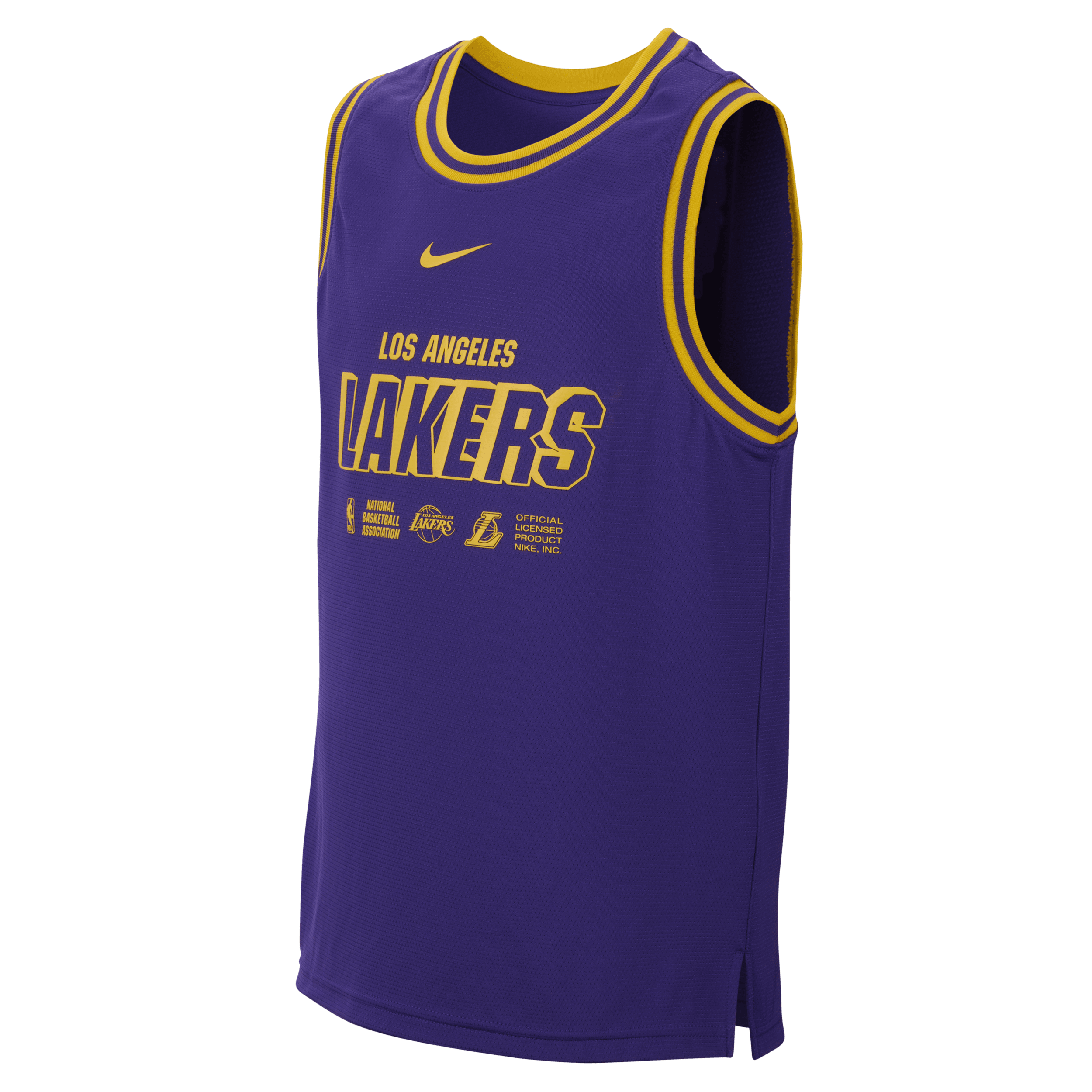 Nike Los Angeles Lakers Courtside Dri-FIT DNA NBA-tanktop voor jongens Paars