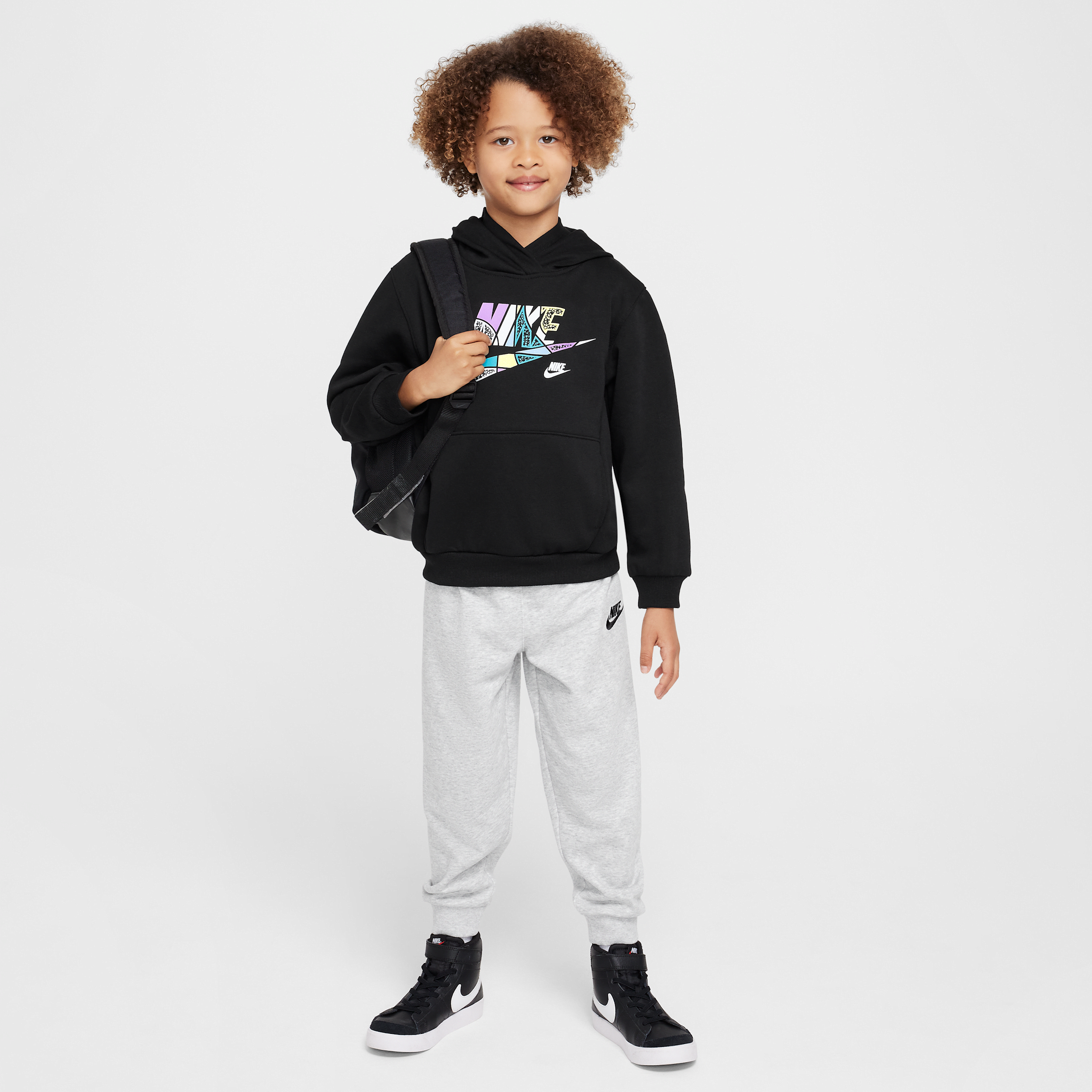 Ensemble deux pièces avec pantalon en molleton Nike Sportswear « Outside the Lines » pour enfant - N