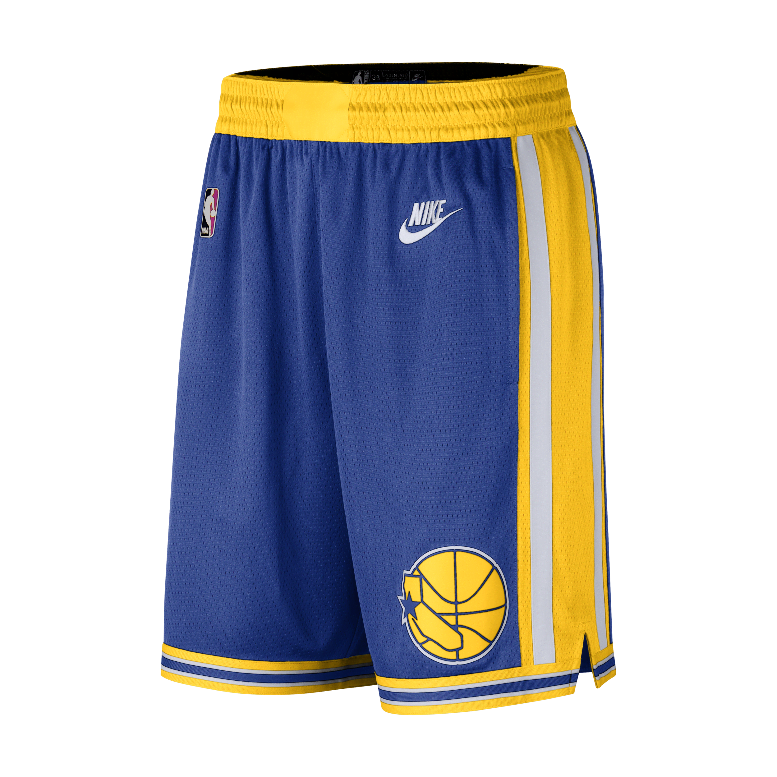 Spodenki męskie Nike Dri-FIT NBA Swingman Golden State Warriors - Niebieski