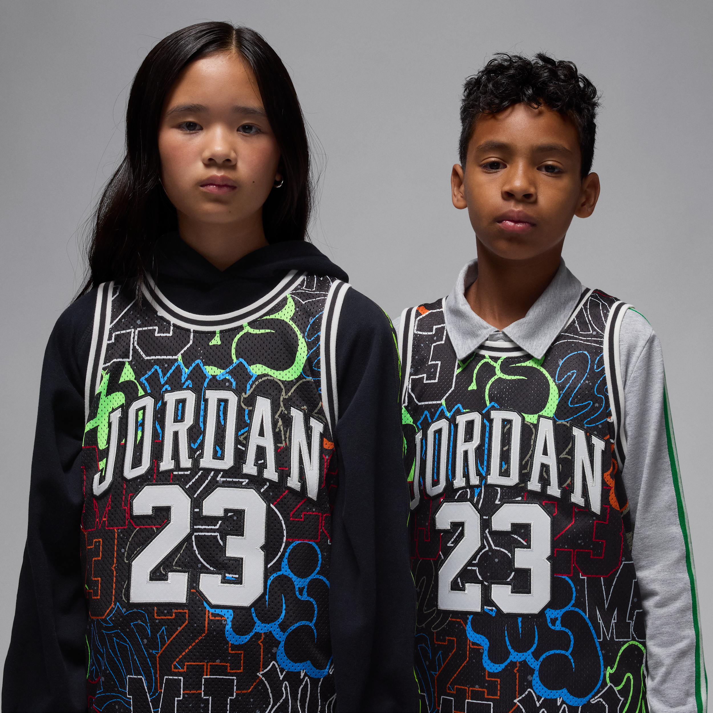 Thumbnail - Jordan 23 Trikot (ältere Kinder) - Schwarz