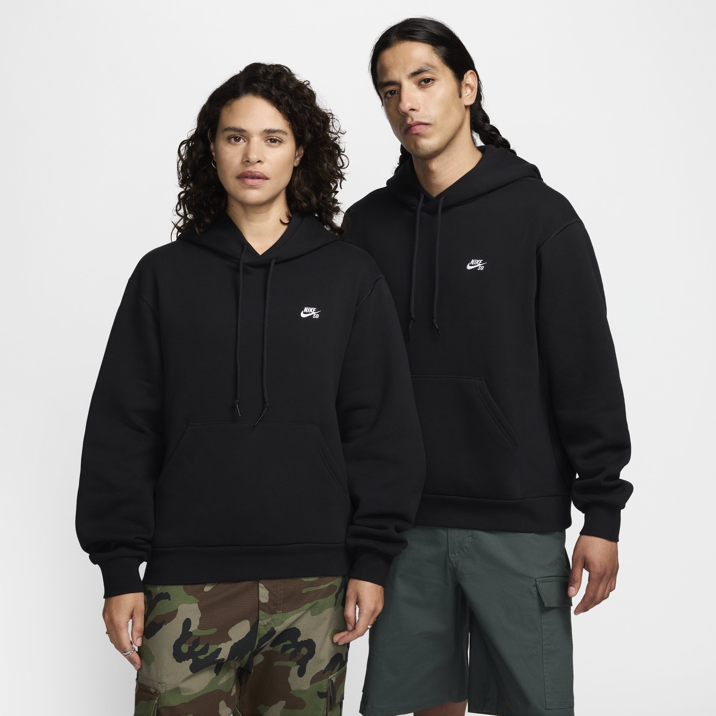 Nike SB Fleece Pullover Skate Hoodie – Black – Cotton/Polyester