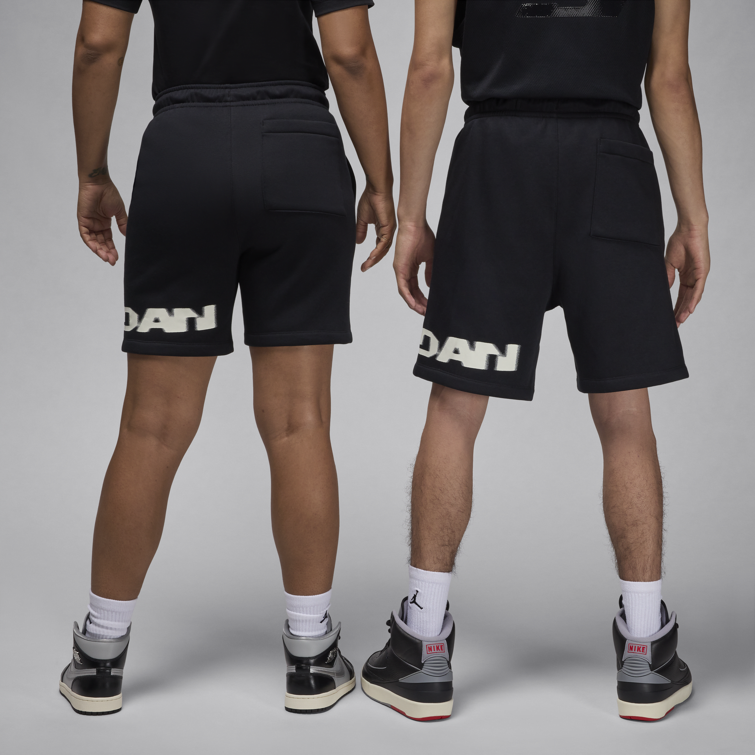 Short en tissu Fleece Jordan MVP pour homme - Noir