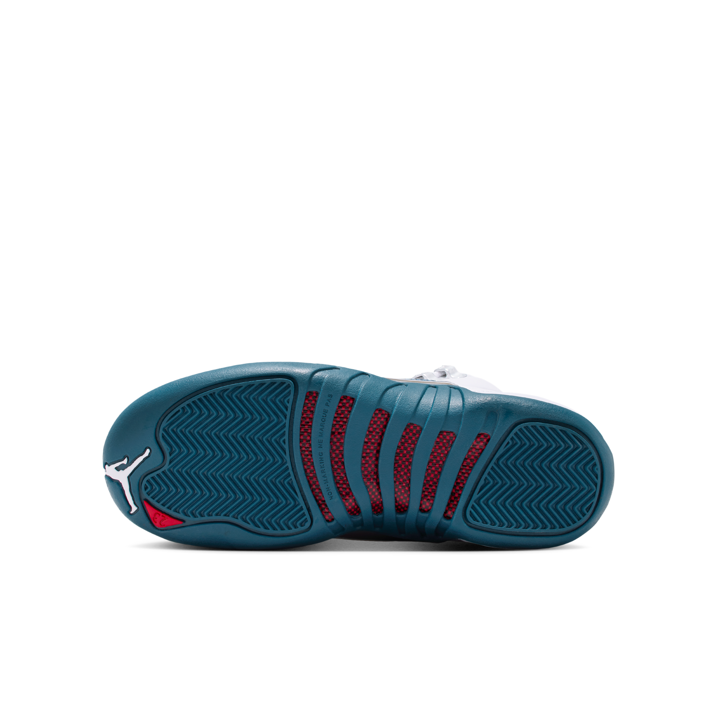 Thumbnail - Air Jordan 12 Retro "French Blue" Schuh (ältere Kinder) - Weiß