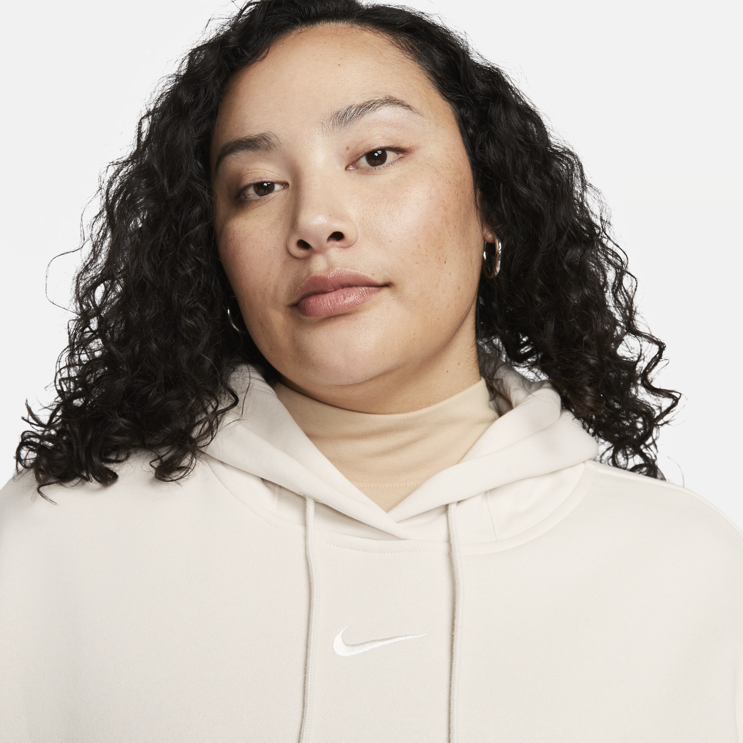 Sweat à capuche oversize Nike Sportswear Phoenix Fleece pour femme - Marron