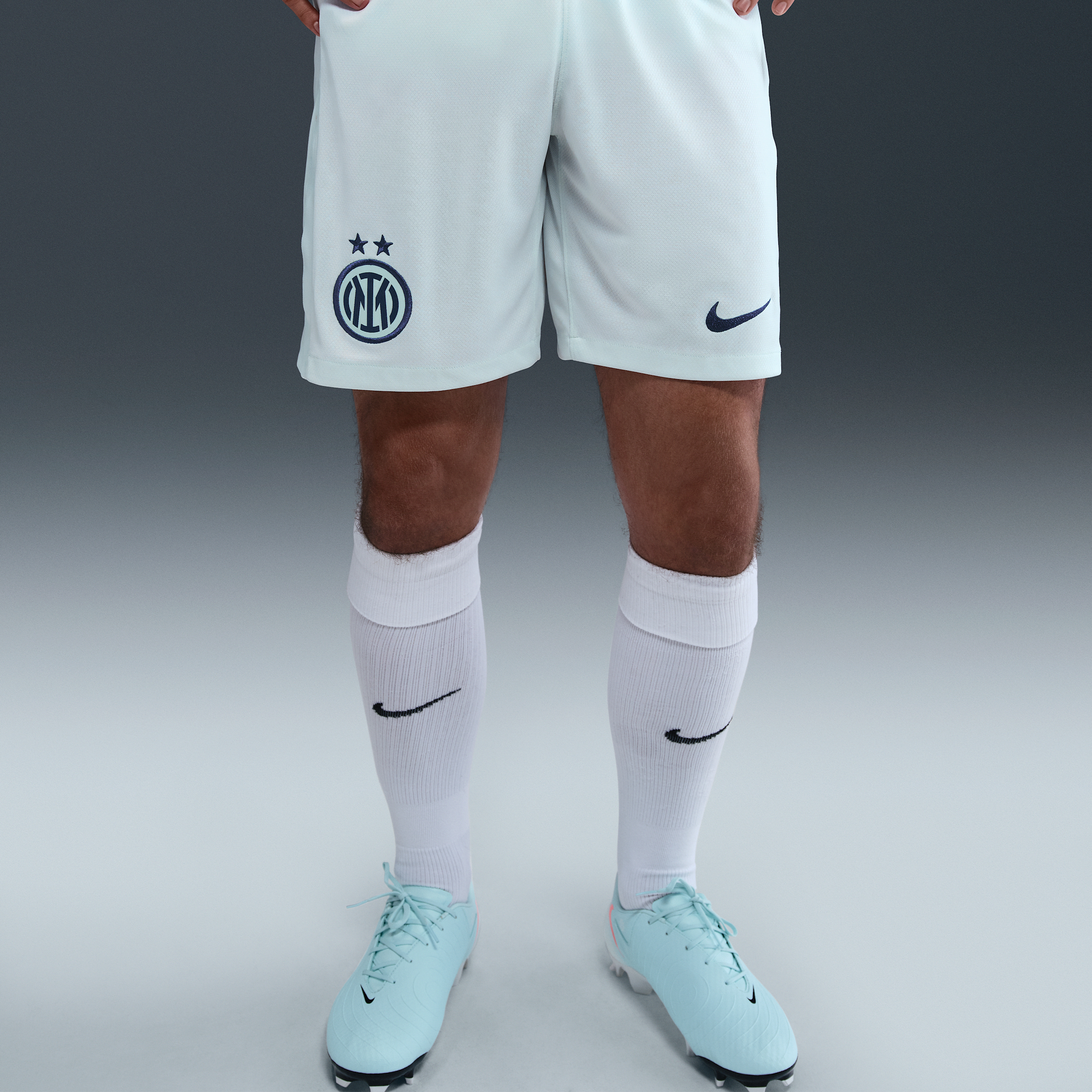 Thumbnail - Inter Mailand 2025/26 Stadium Away Nike Replika-Fußballshorts mit Dri-FIT-Technologie (Herren) - Blau