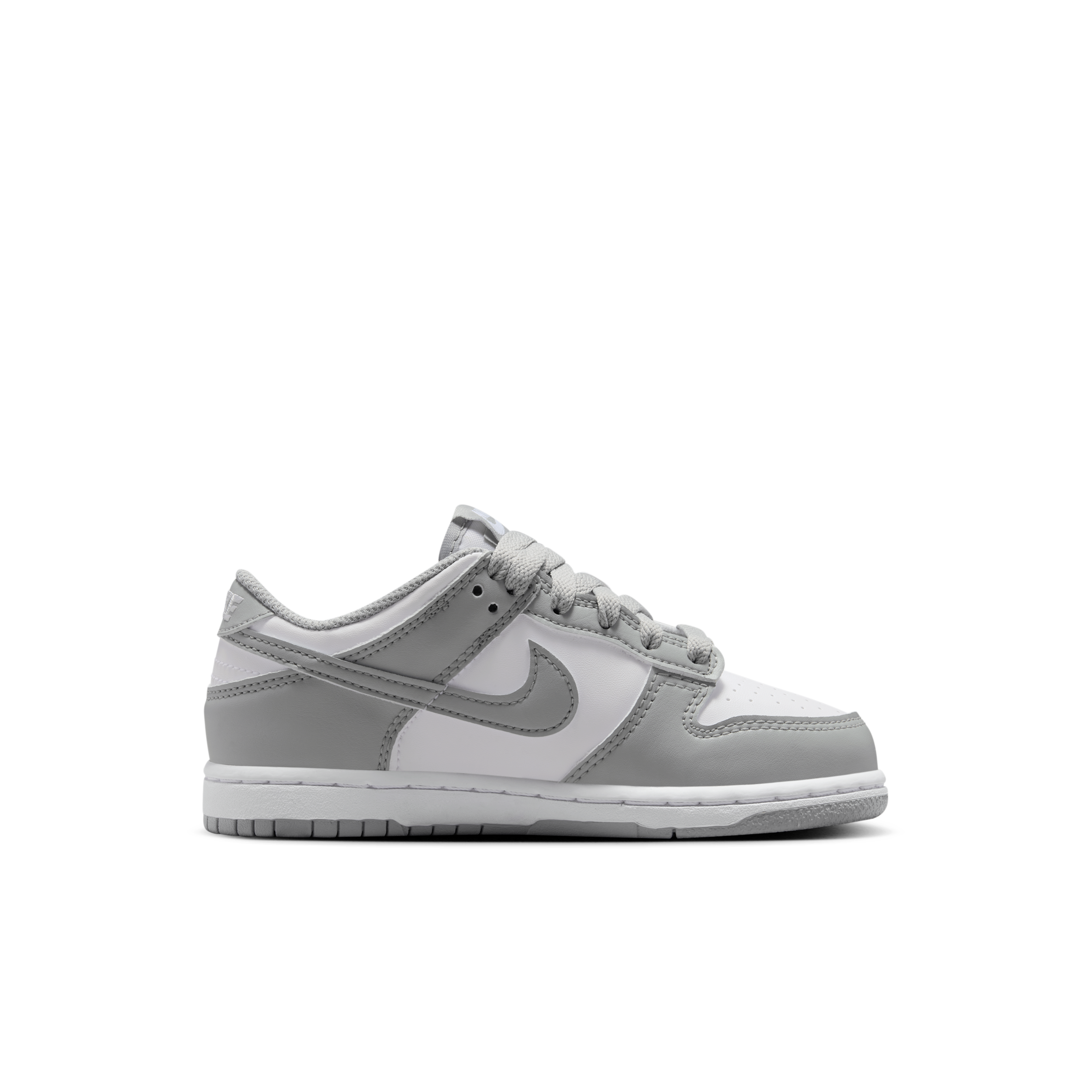 Nike Dunk Low PS 'White White Light Smoke Grey' | Kid's Size 3 - IU7765-123