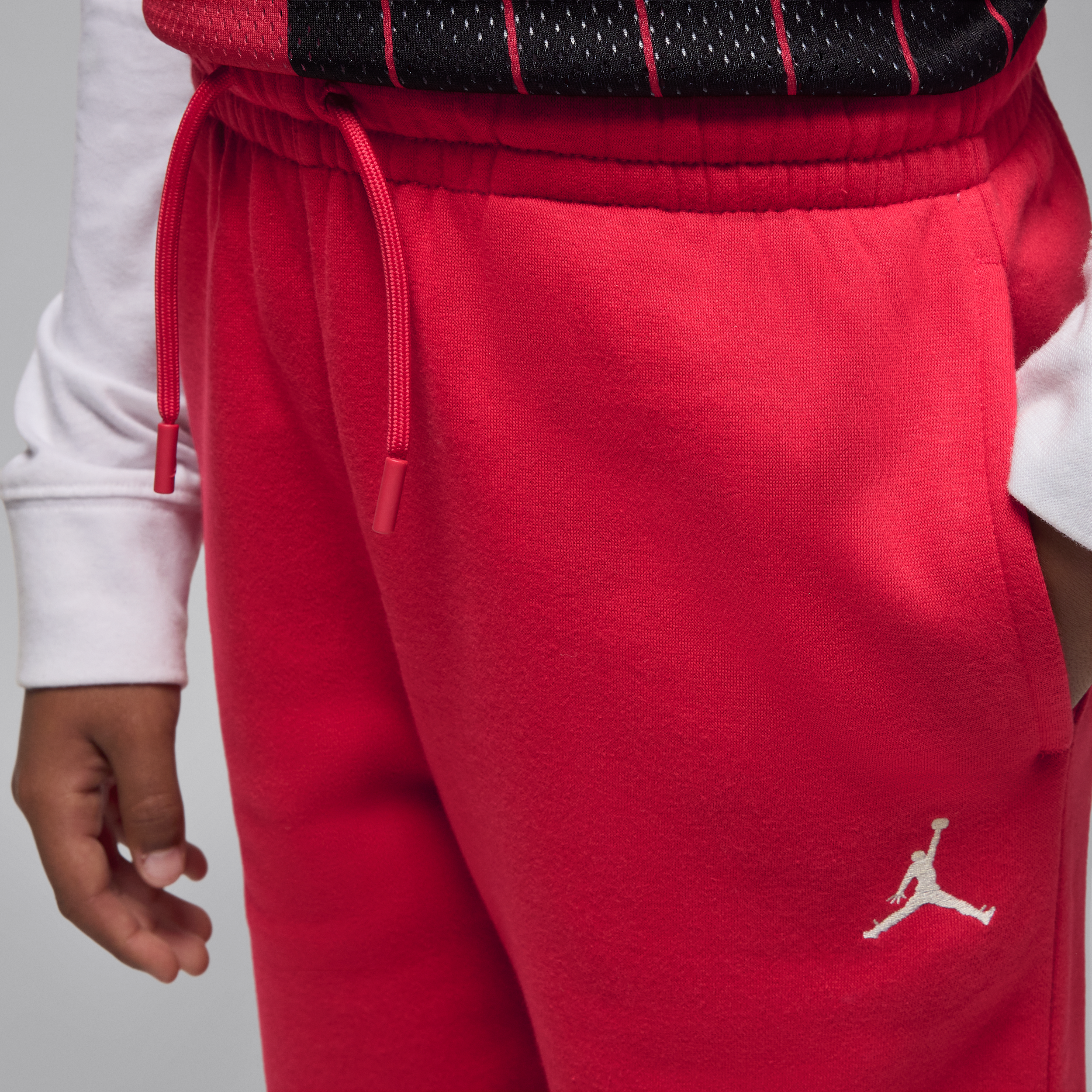 Thumbnail - Jordan Brooklyn Fleece-Hose (ältere Kinder) - Rot