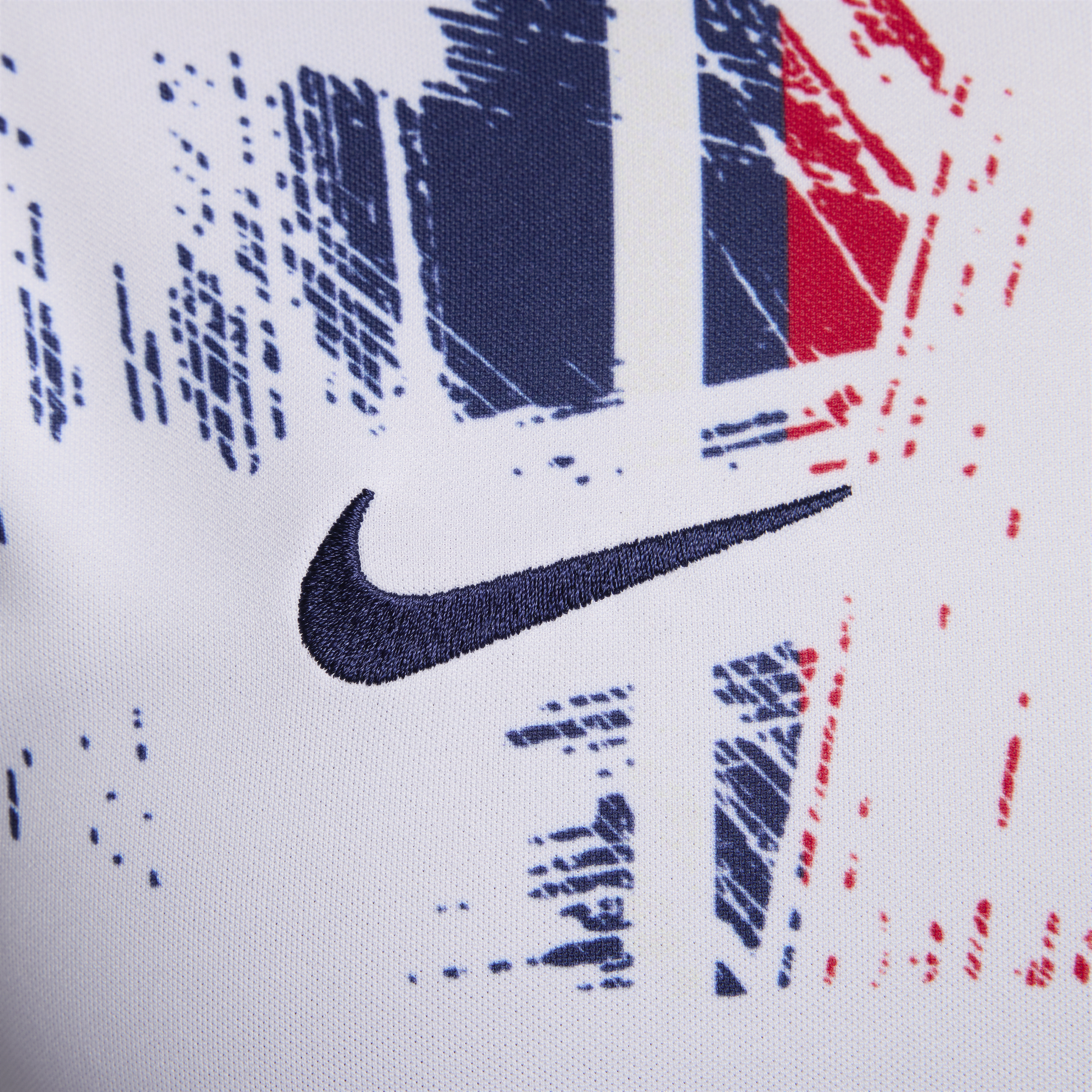 Haut de foot à manches courtes d'avant-match Nike Dri-FIT Paris Saint-Germain Academy Pro Extérieur pour homme - Blanc