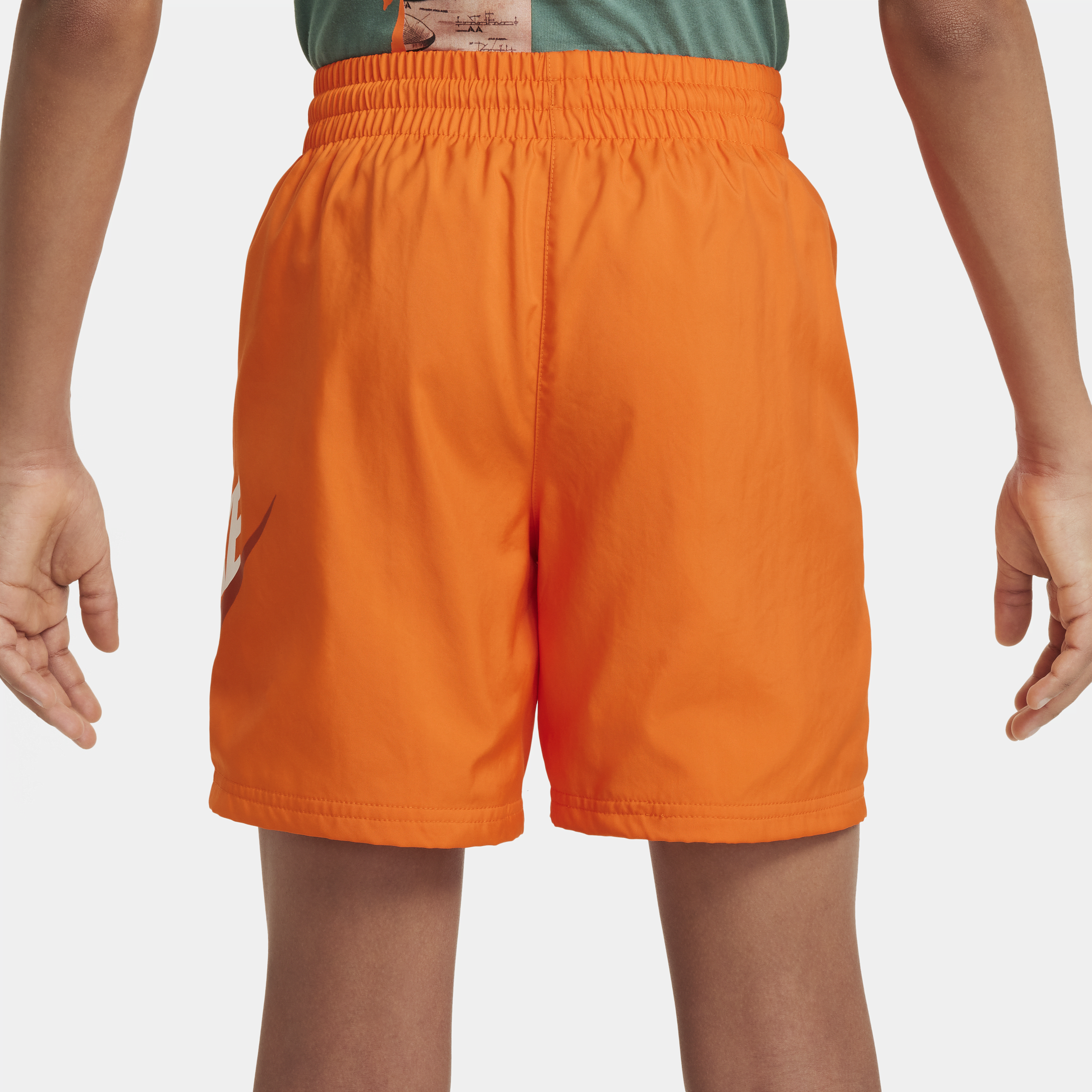 Nike Sportswear geweven kindershorts Oranje