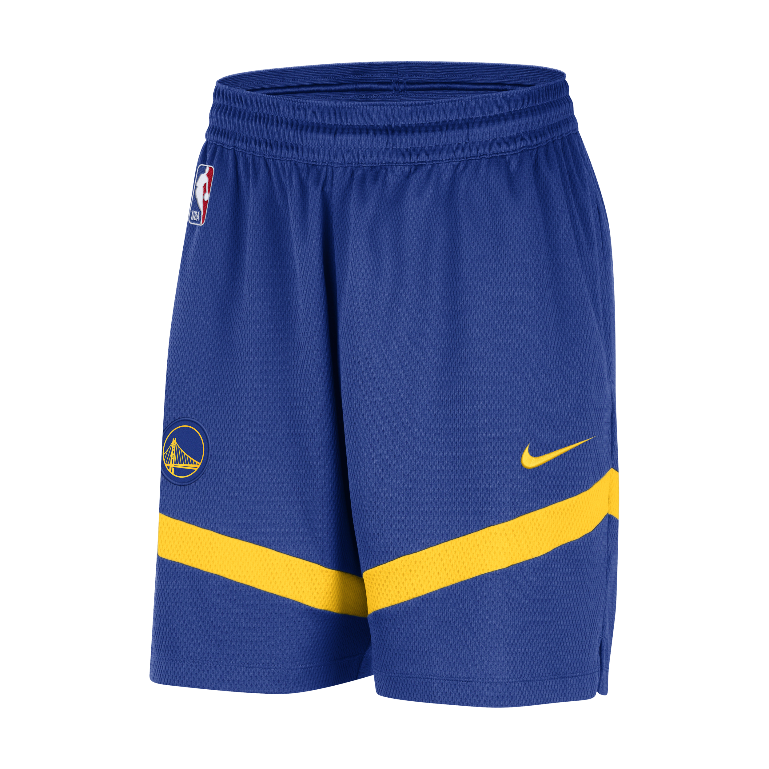 Short 20 cm Nike Dri-FIT NBA Golden State Warriors Icon Practice pour homme - Bleu