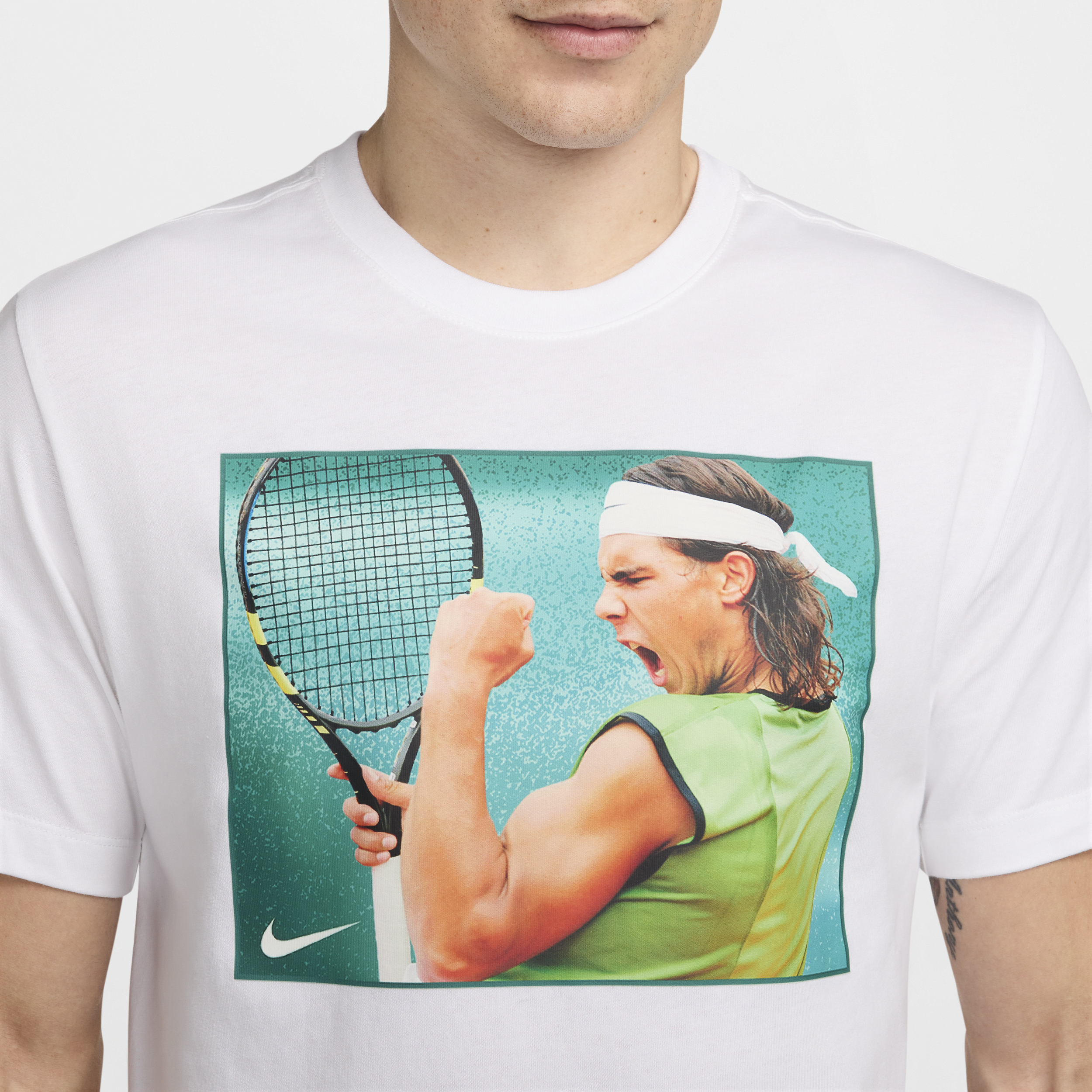 T-shirt de tennis Rafa pour Homme - Blanc