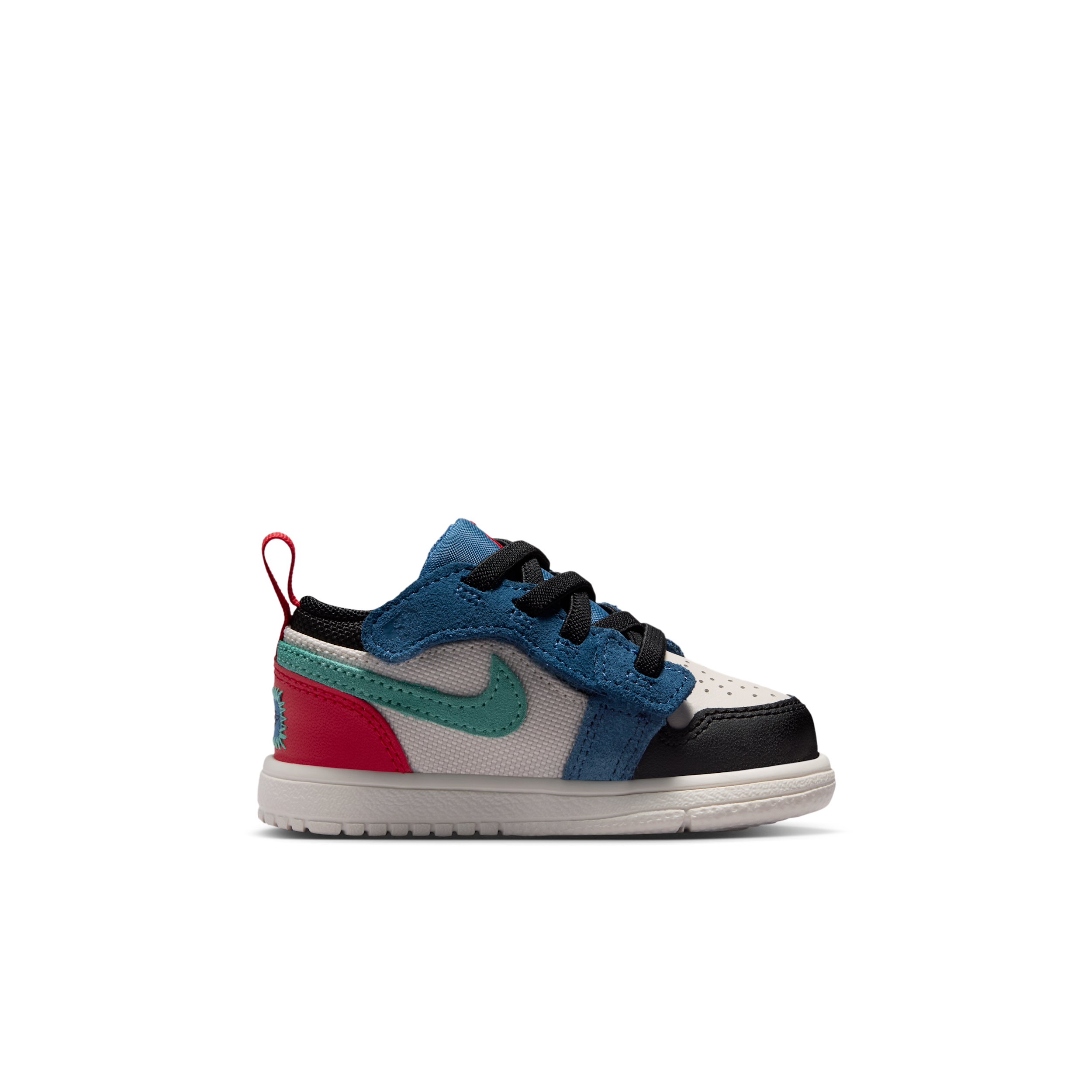 Air Jordan 1 Low Alt SE TD 'True Blue University Red Kinetic Green' | Infant Size 10 - IO2064-401