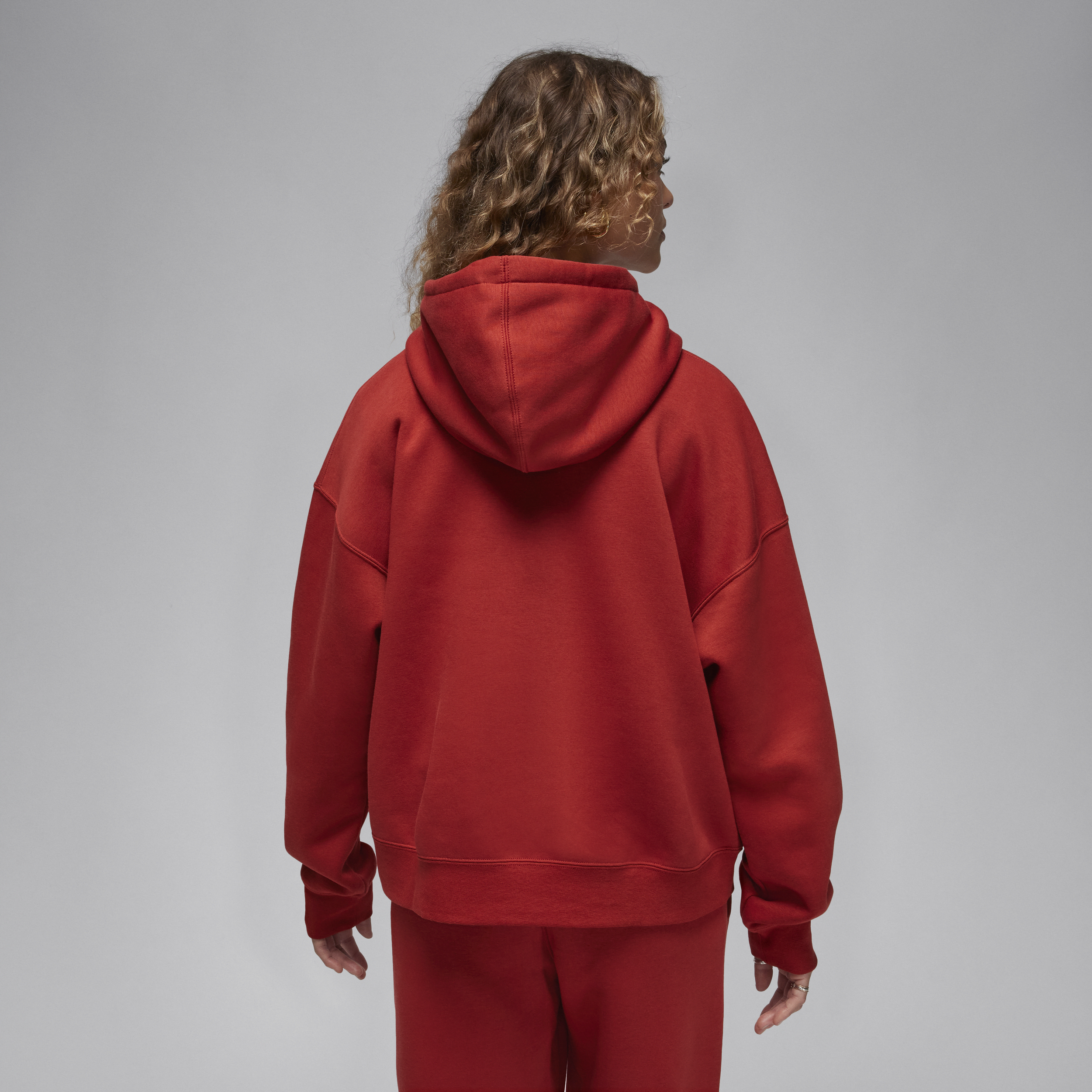 Jordan Brooklyn Fleece hoodie voor dames Rood