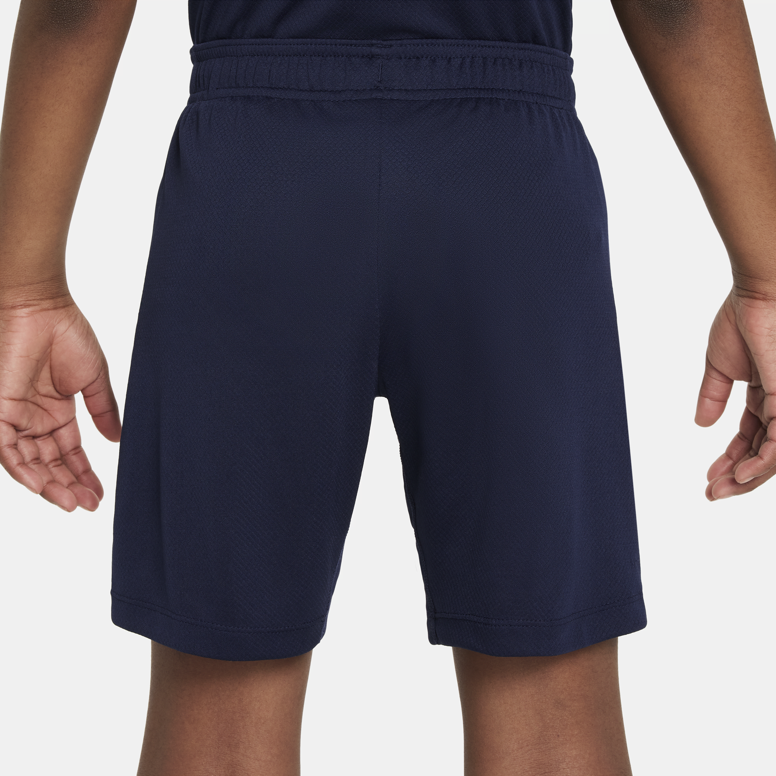 Nike FFF Strike Dri-FIT knit voetbalshorts voor kids Blauw