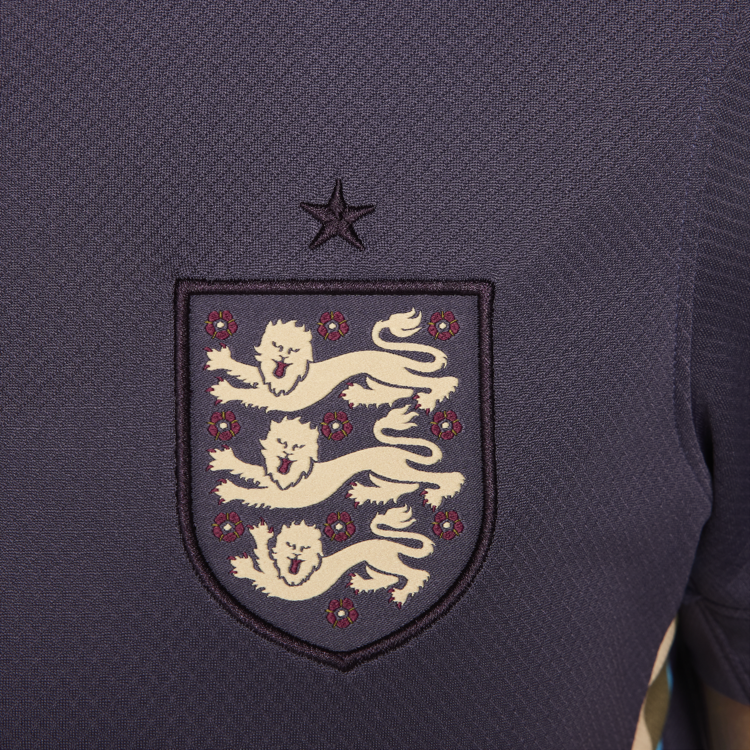 Nike Engeland (herenelftal) 2024 25 Stadium Uit Dri-FIT replica voetbalshirt voor dames Paars