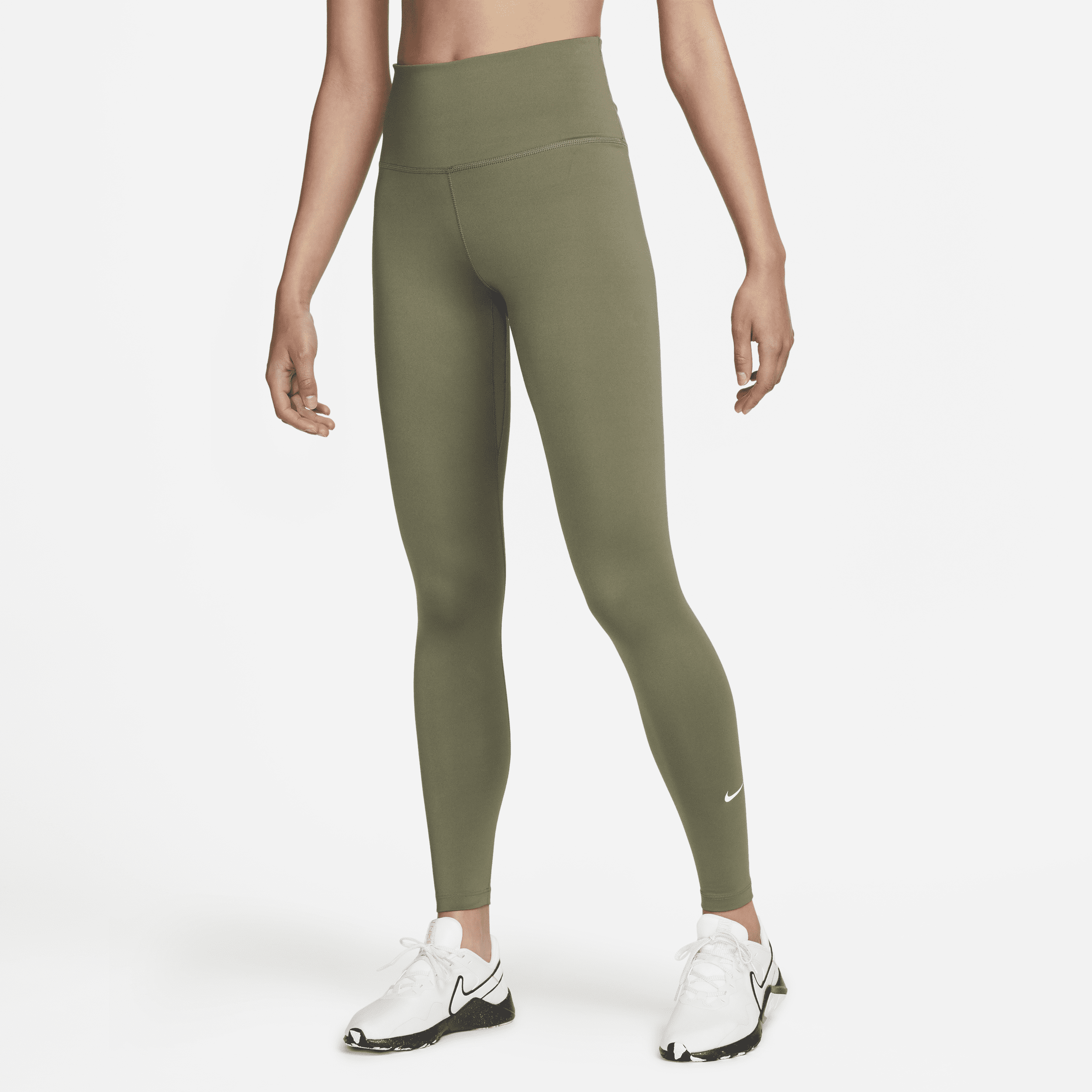 Nike One Leggings Med Høyt Liv Til Dame - Grønn