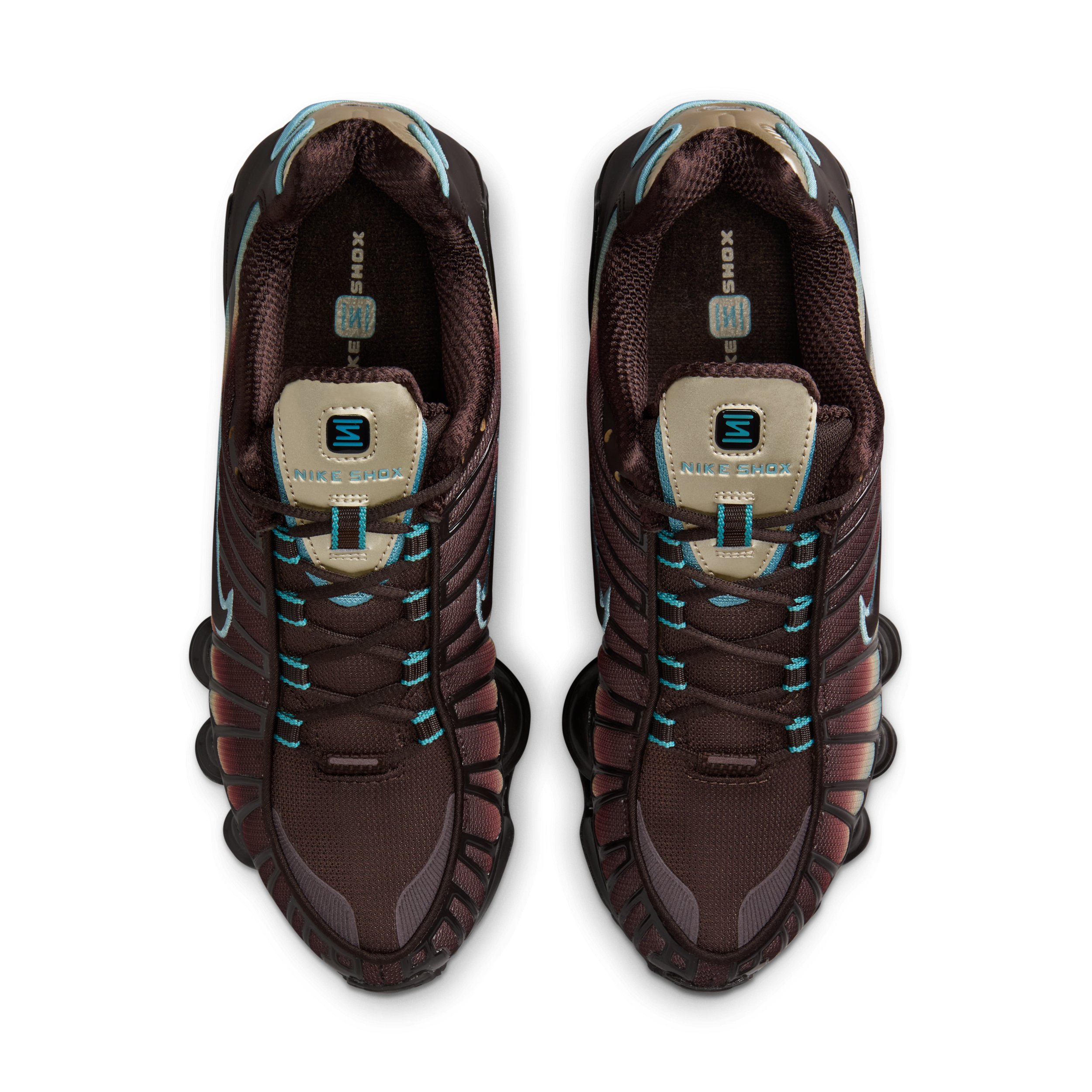 Chaussure Nike Shox TL pour femme - Marron