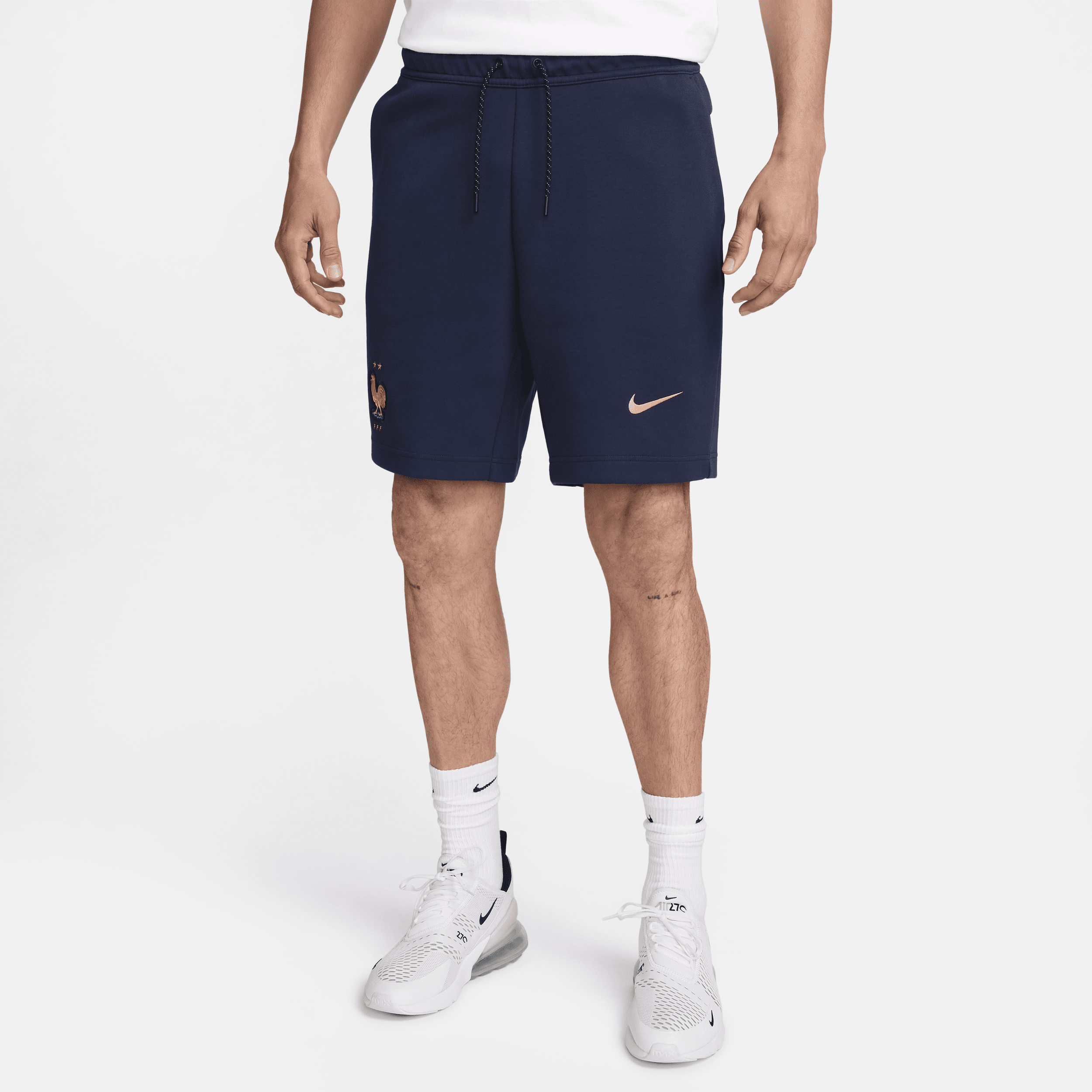 Nike FFF Sportswear Tech Fleece herenshorts Blauw