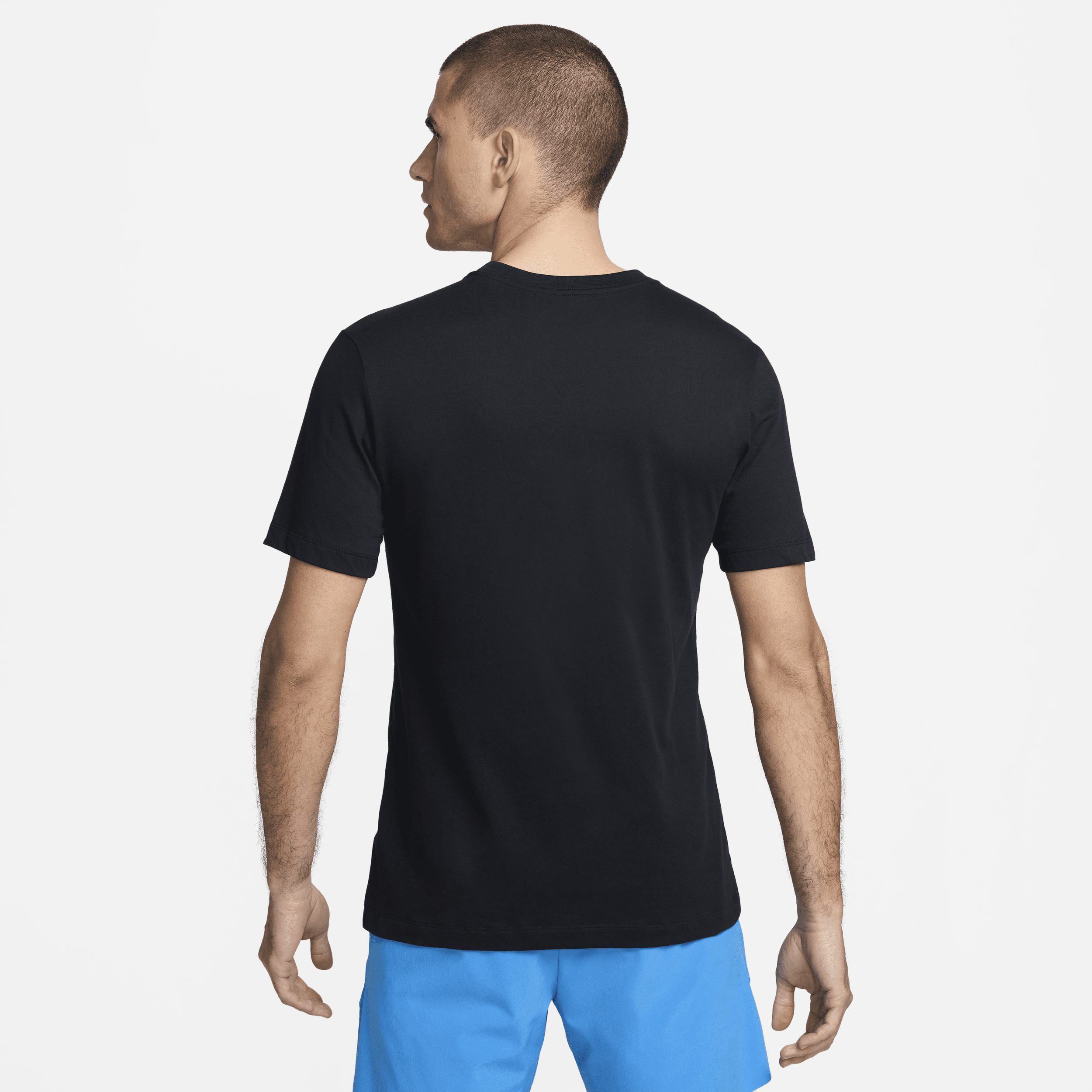 Nike Rafa Court Dri-FIT tennisshirt voor heren Zwart