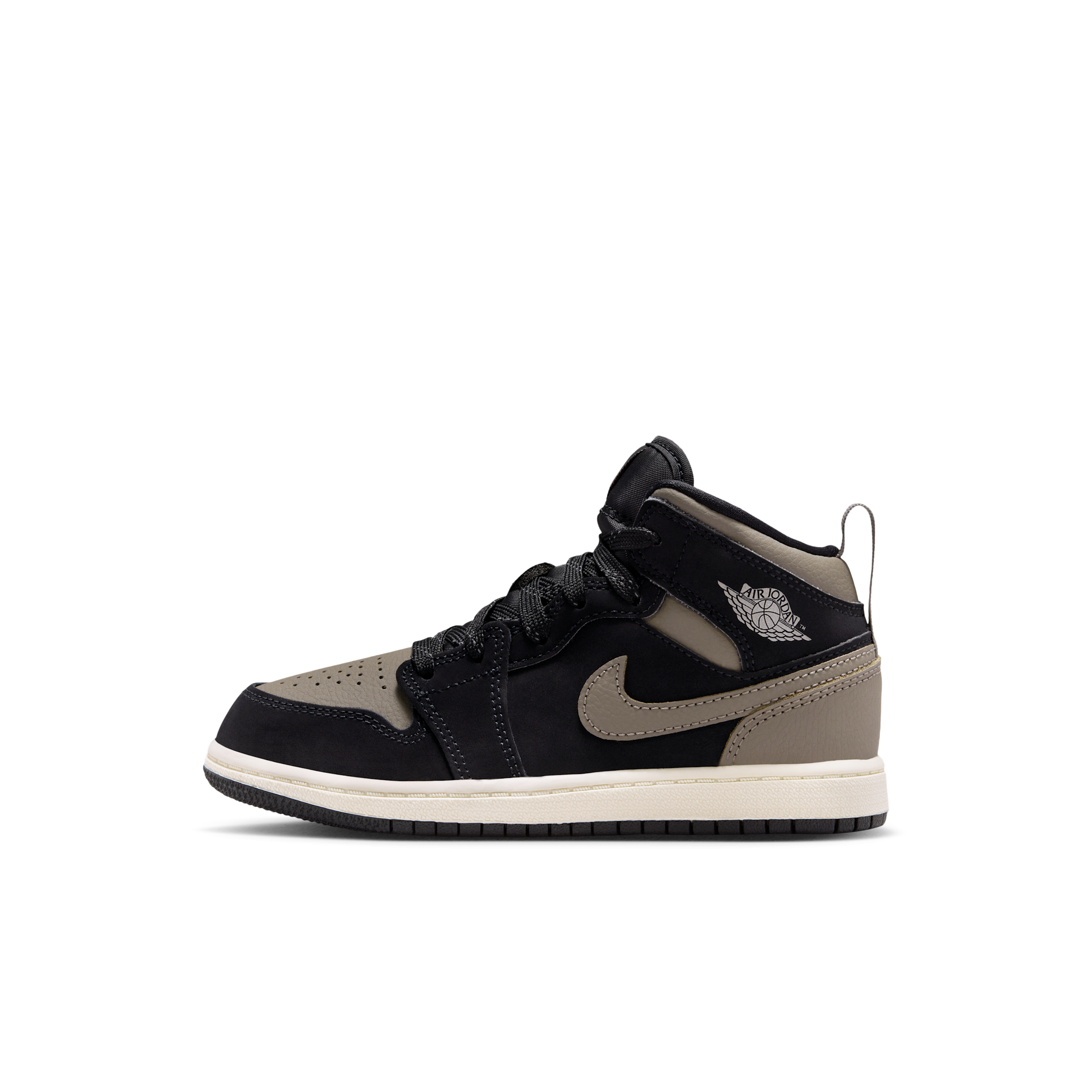 Scarpa Jordan 1 Mid SE – Bambini - Nero