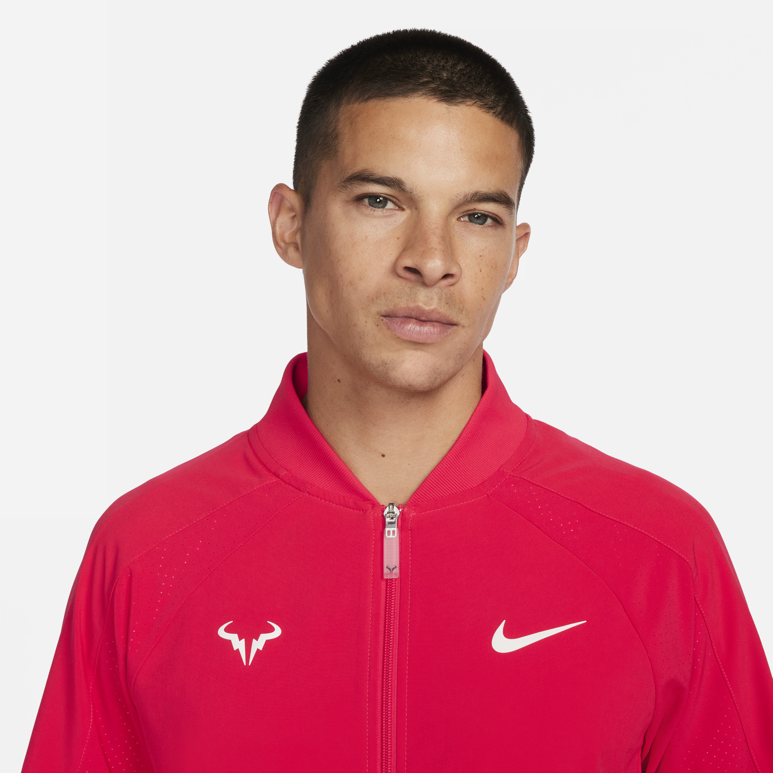 Nike Dri-FIT Rafa Tennisjack voor heren Rood