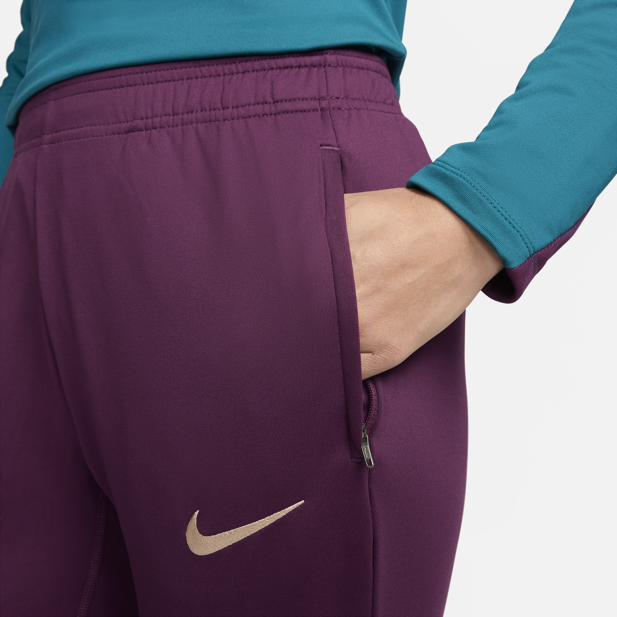 Pantalon de foot en maille Nike Dri-FIT Paris Saint-Germain Strike pour femme - Rouge