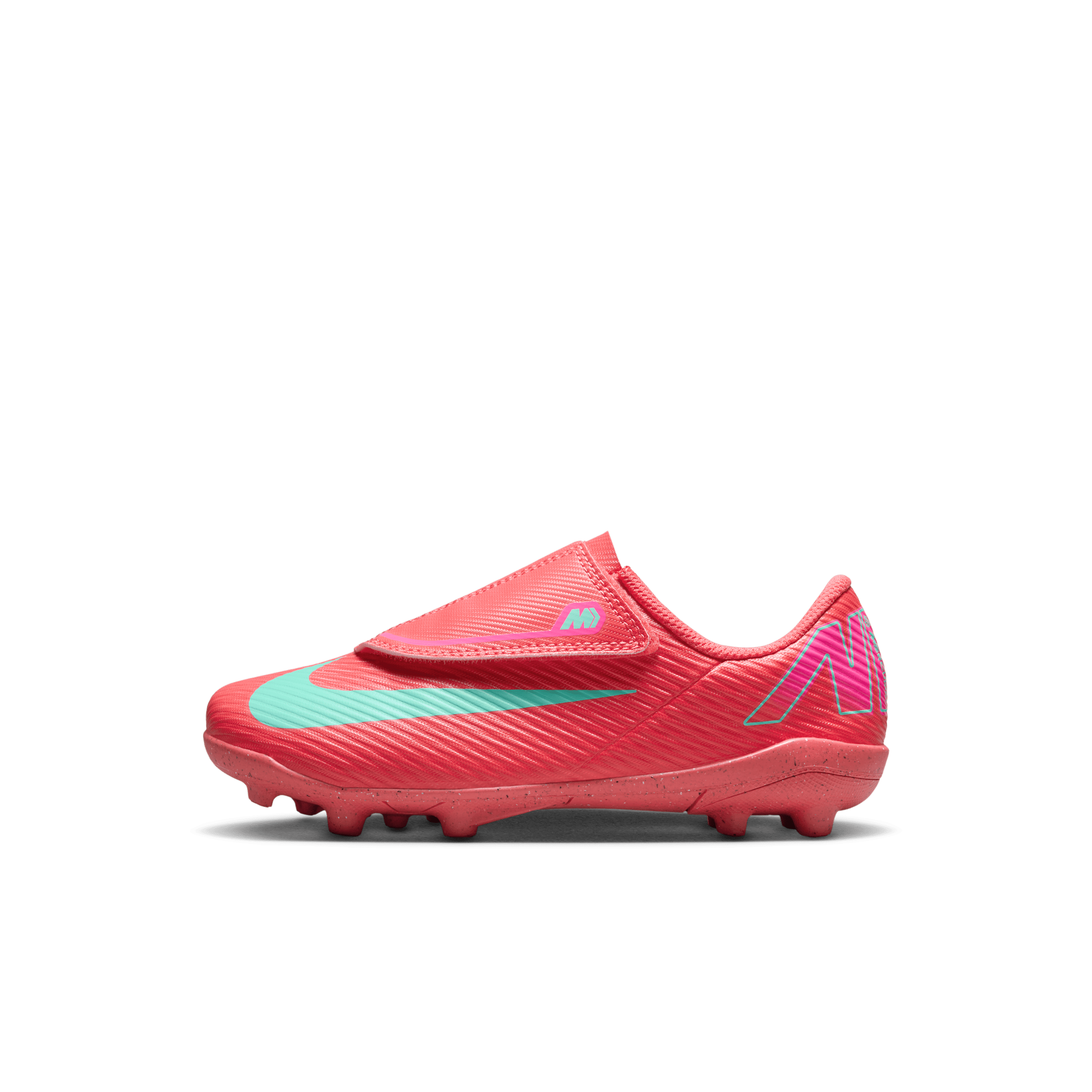 Chaussure de foot basse à crampons MG Nike Jr. Mercurial Vapor 16 Club pour enfant - Rouge