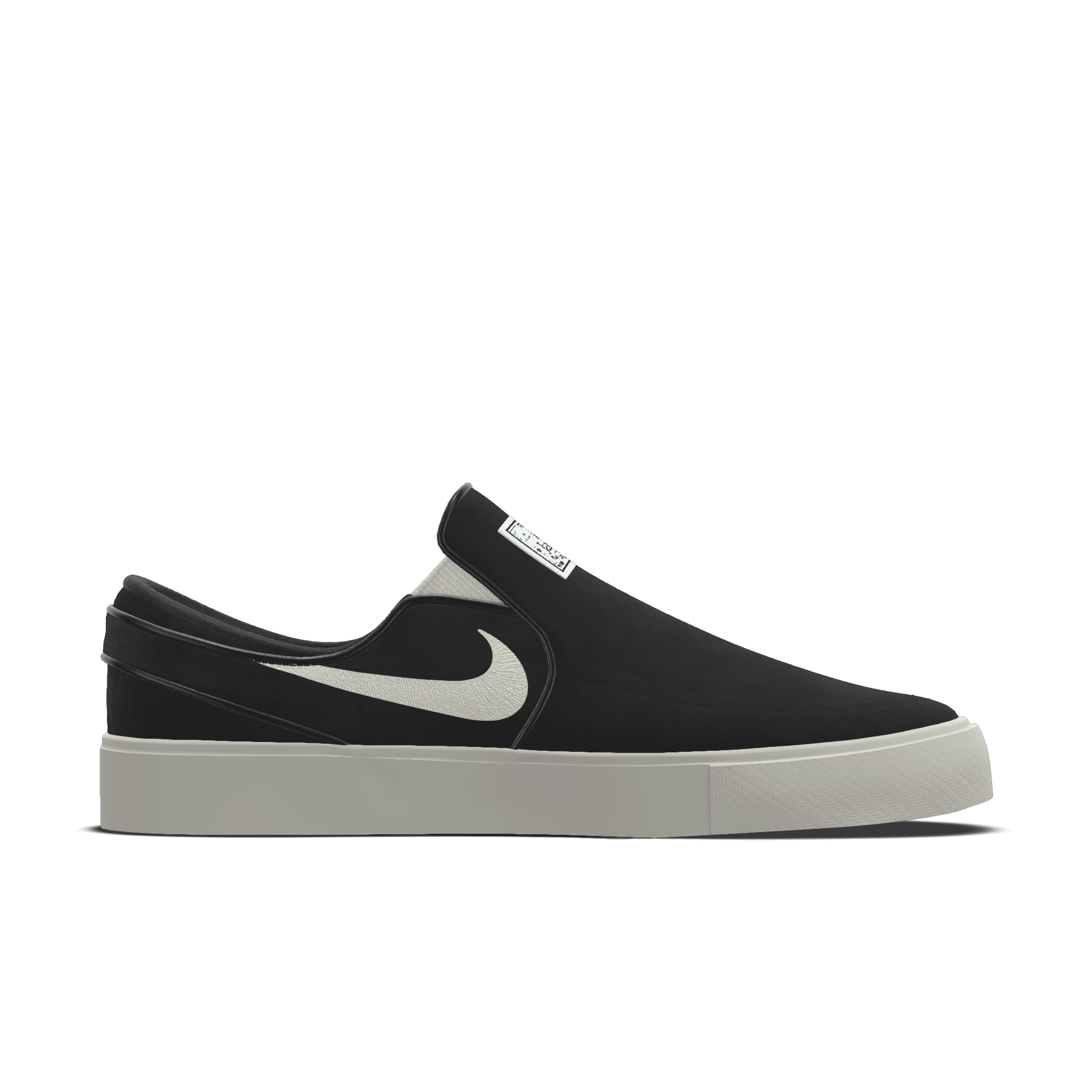 Nike SB Zoom Janoski Slip By You custom skateschoenen voor heren - Zwart - 5516472669