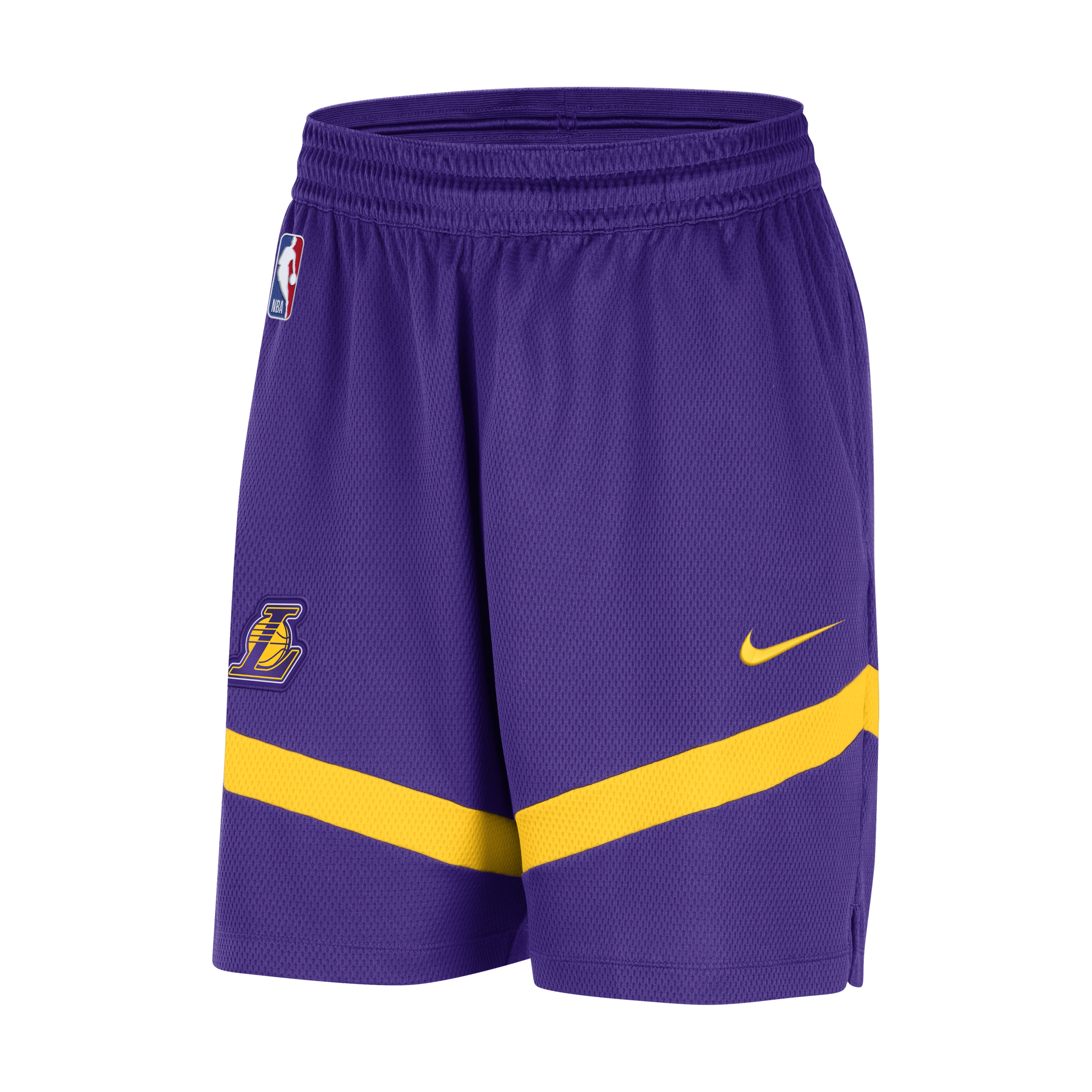 Nike Los Angeles Lakers Icon Practice Dri-FIT NBA-herenshorts (21 cm) Paars