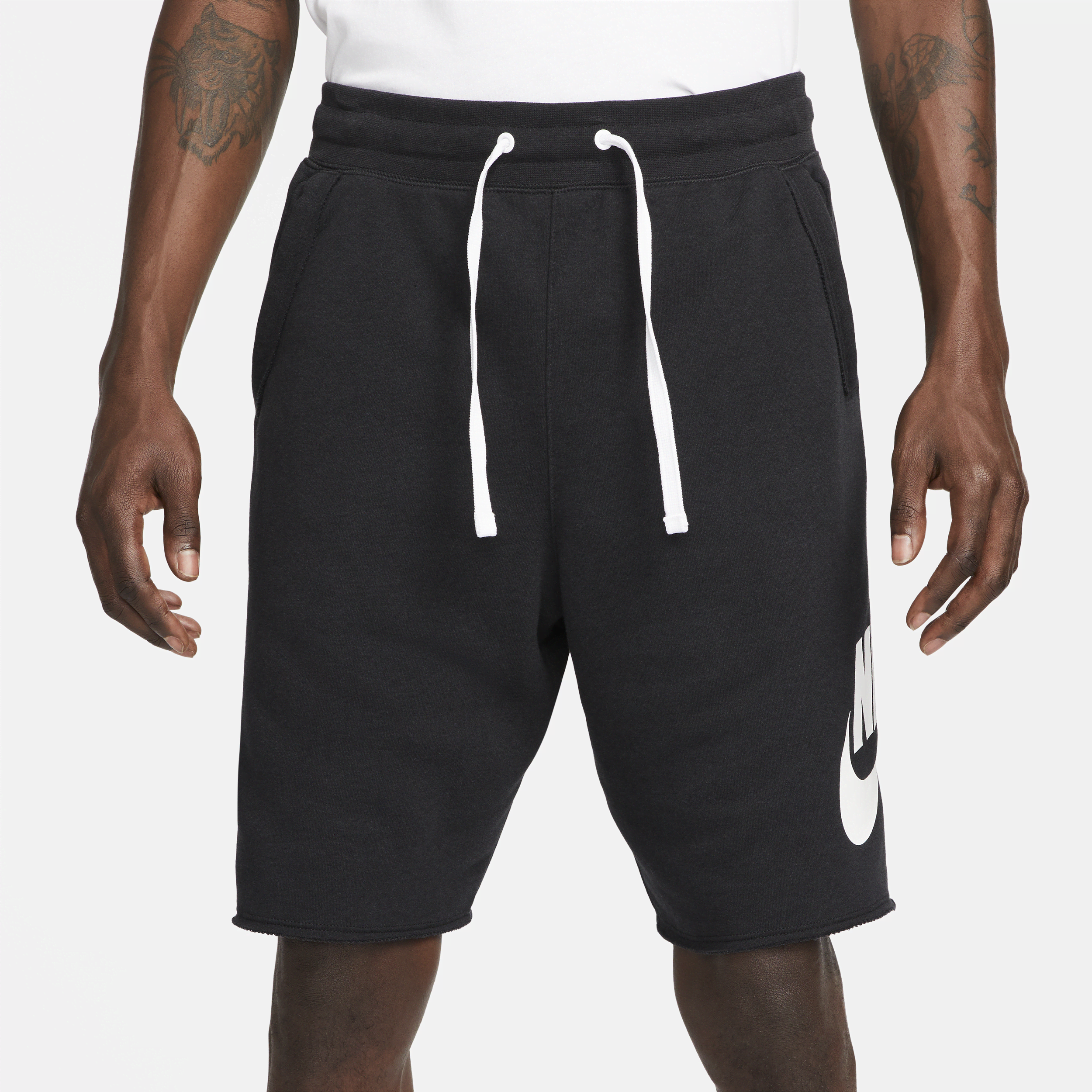 Short en molleton Nike Club Alumni pour homme - Noir